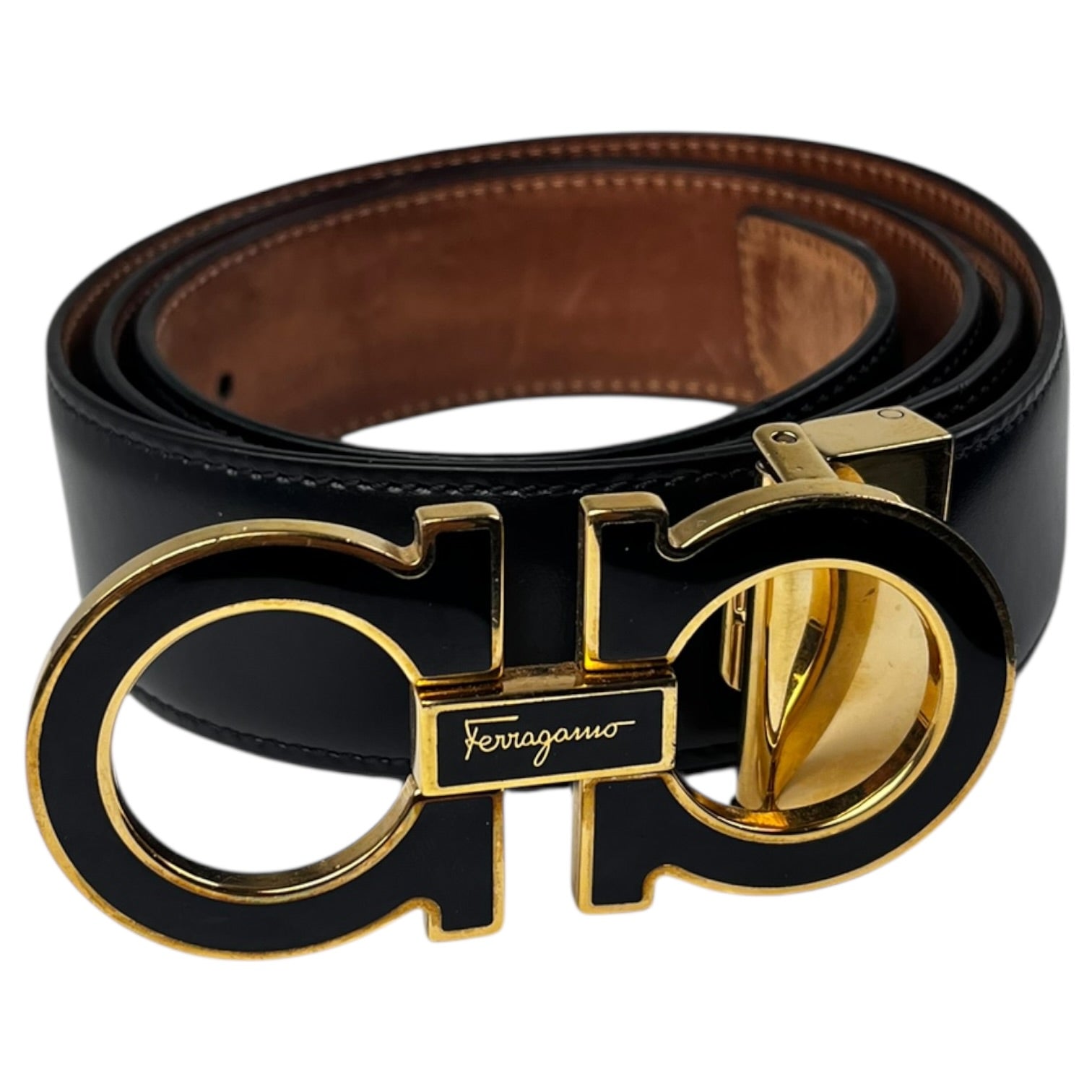 Ferragamo Gancini Adjustable Belt