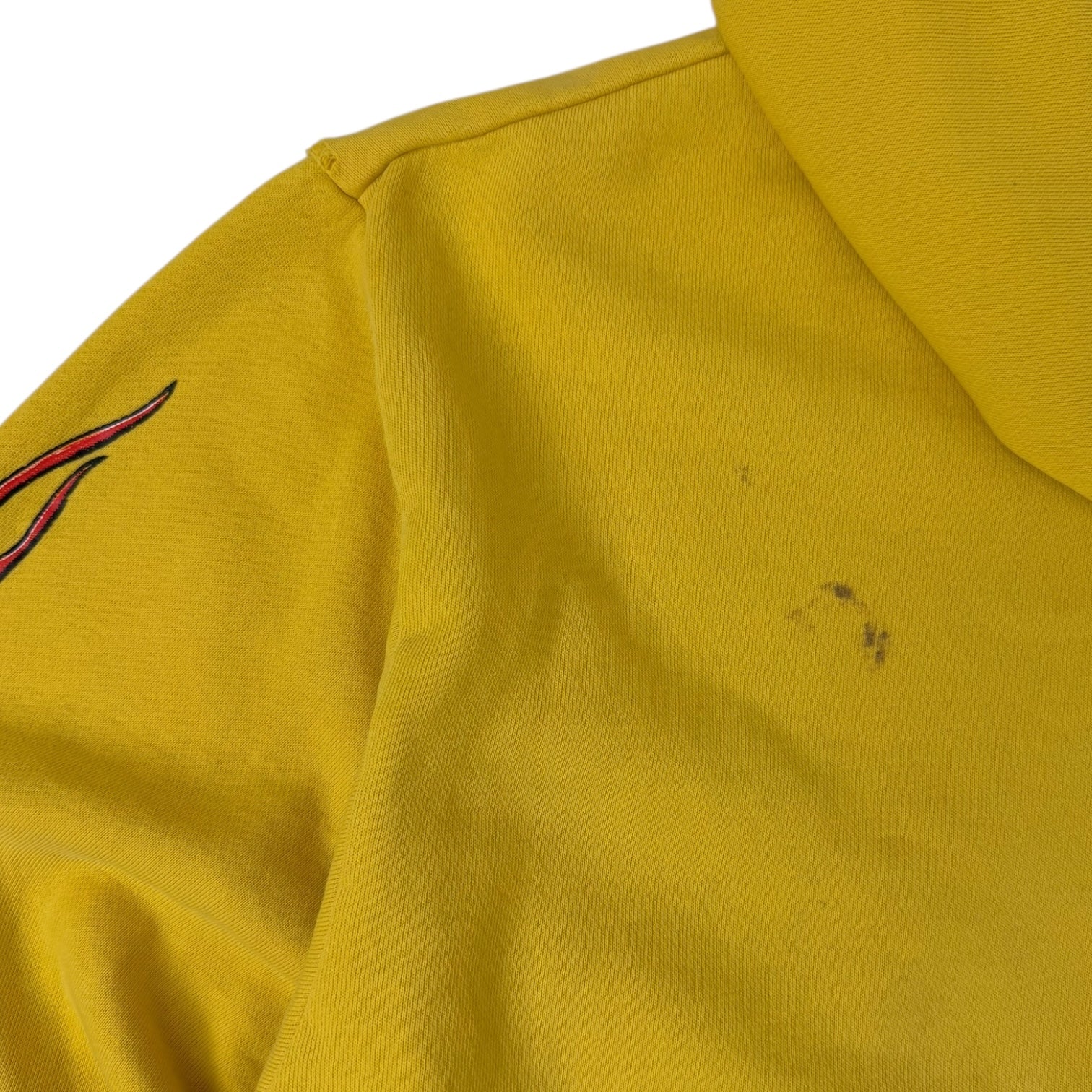 Vintage Y2K Brody Flame Hoodie Yellow