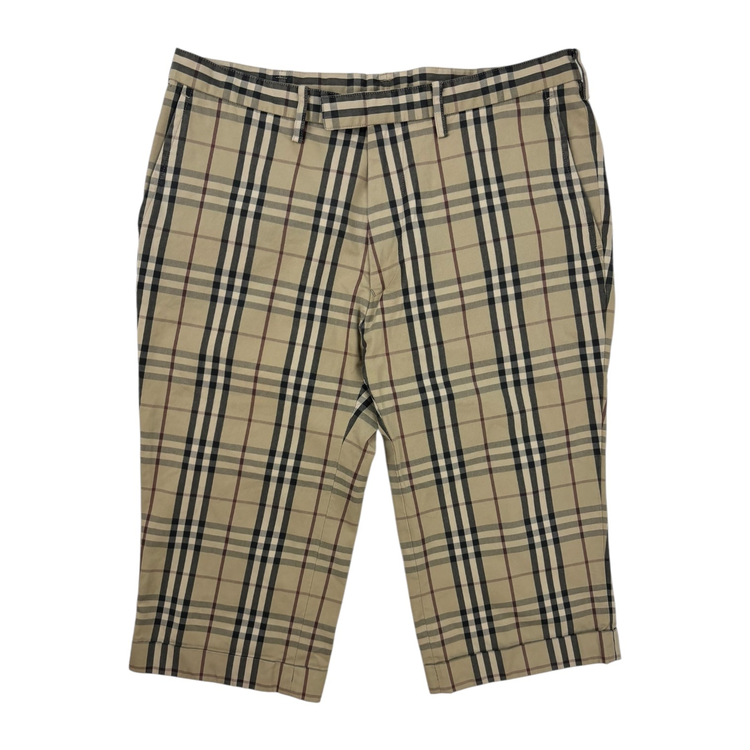 Burberry Black Label Selbourne Check Long Short Camel