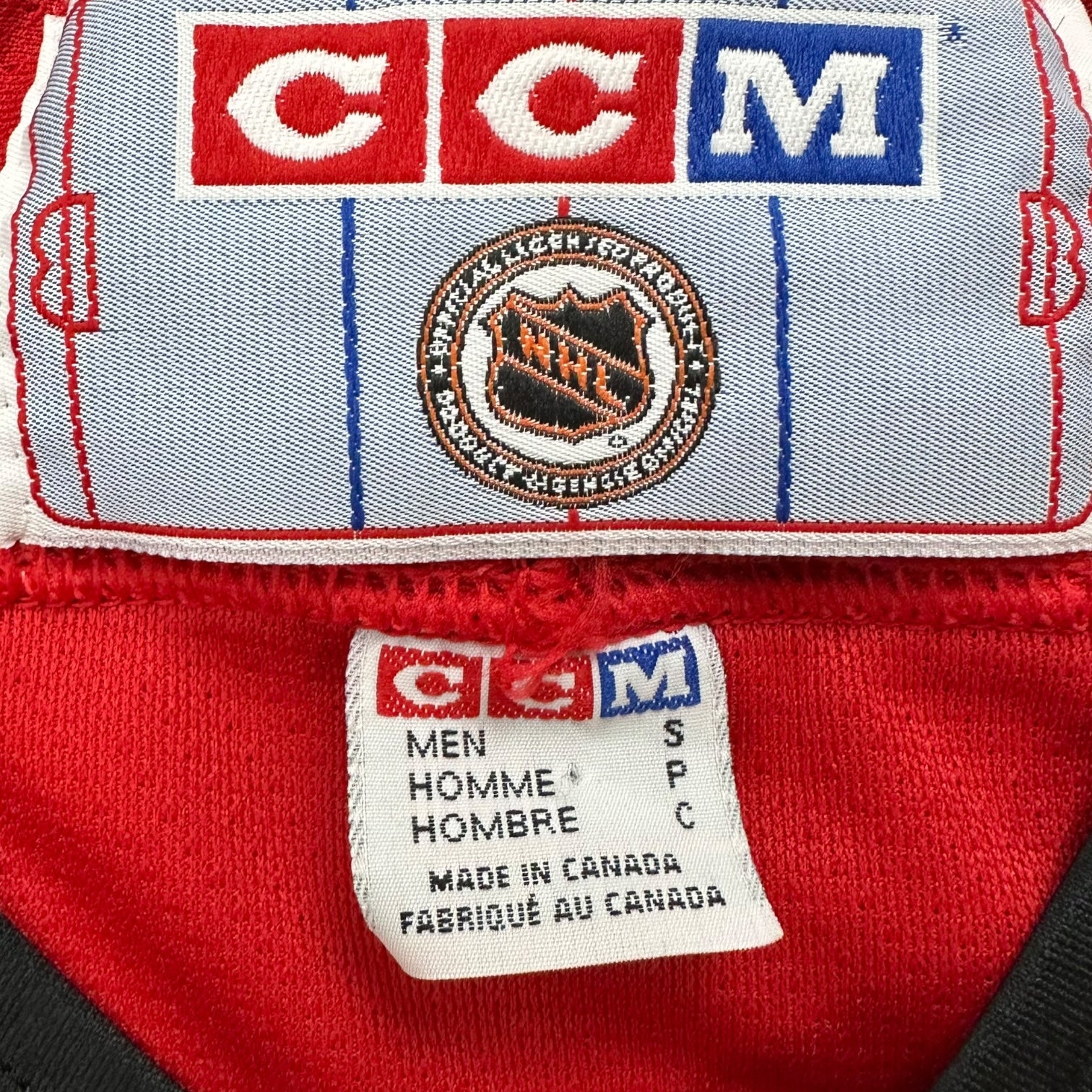 Vintage CCM Chicago Blackhawks Home Jersey