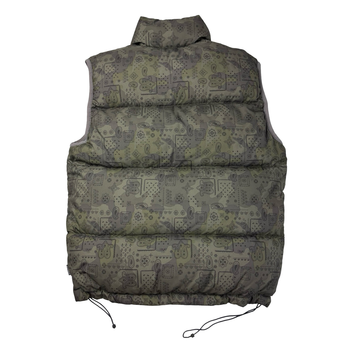 Stussy Authentic Gear Reversible Vest Green Bandana