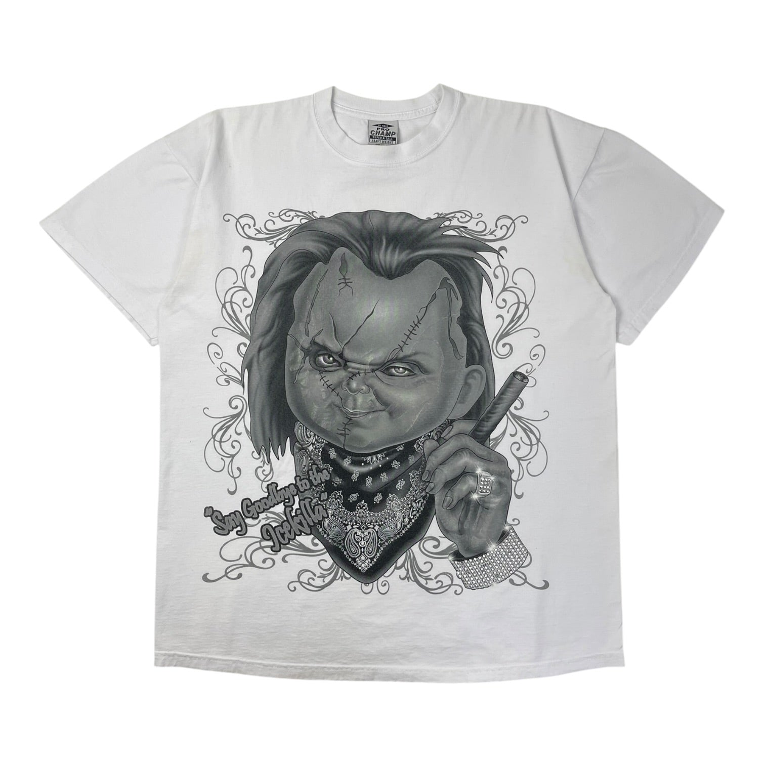Vintage Y2K Icekilla Chucky ‘Say Goodbye’ T-Shirt White