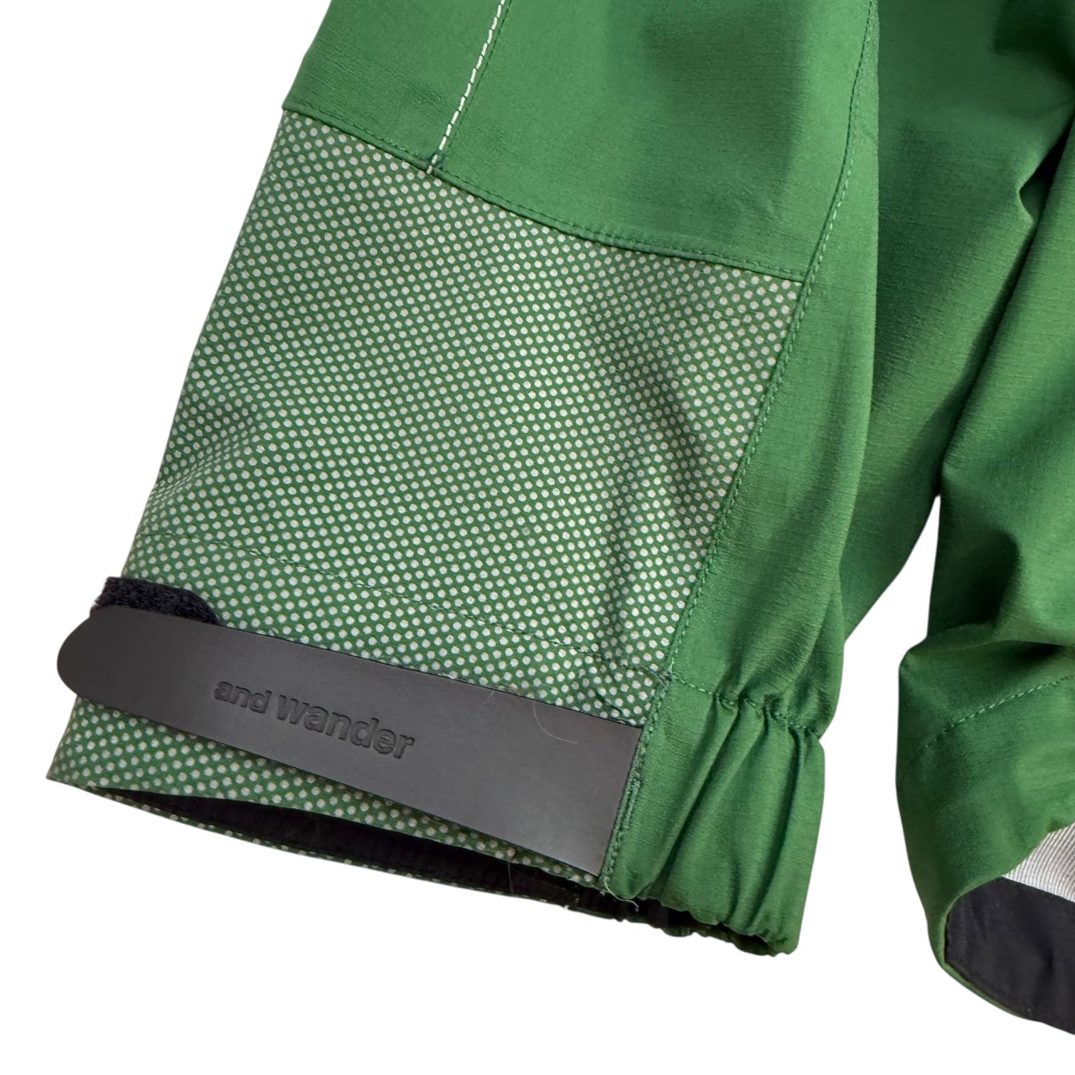 And Wander Pertex Shield Rain Jacket Green