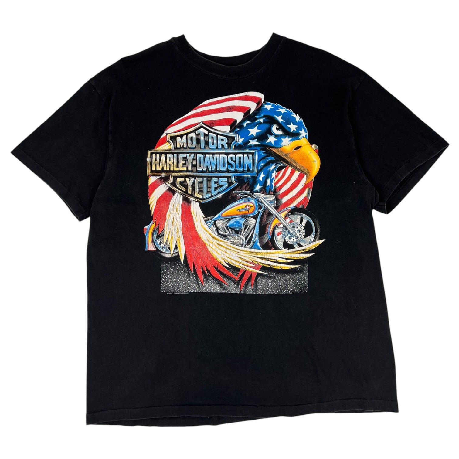 Vintage 1990’s Harley Davidson “Howells, New Kingstown” T-Shirt Black