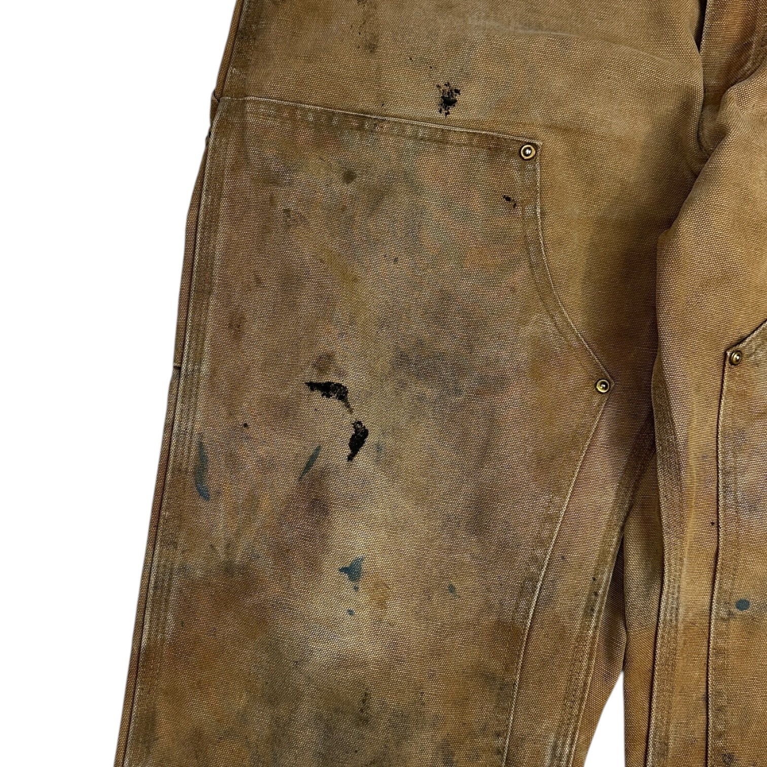 Vintage Carhartt Double Knee Cargo Pants Tan