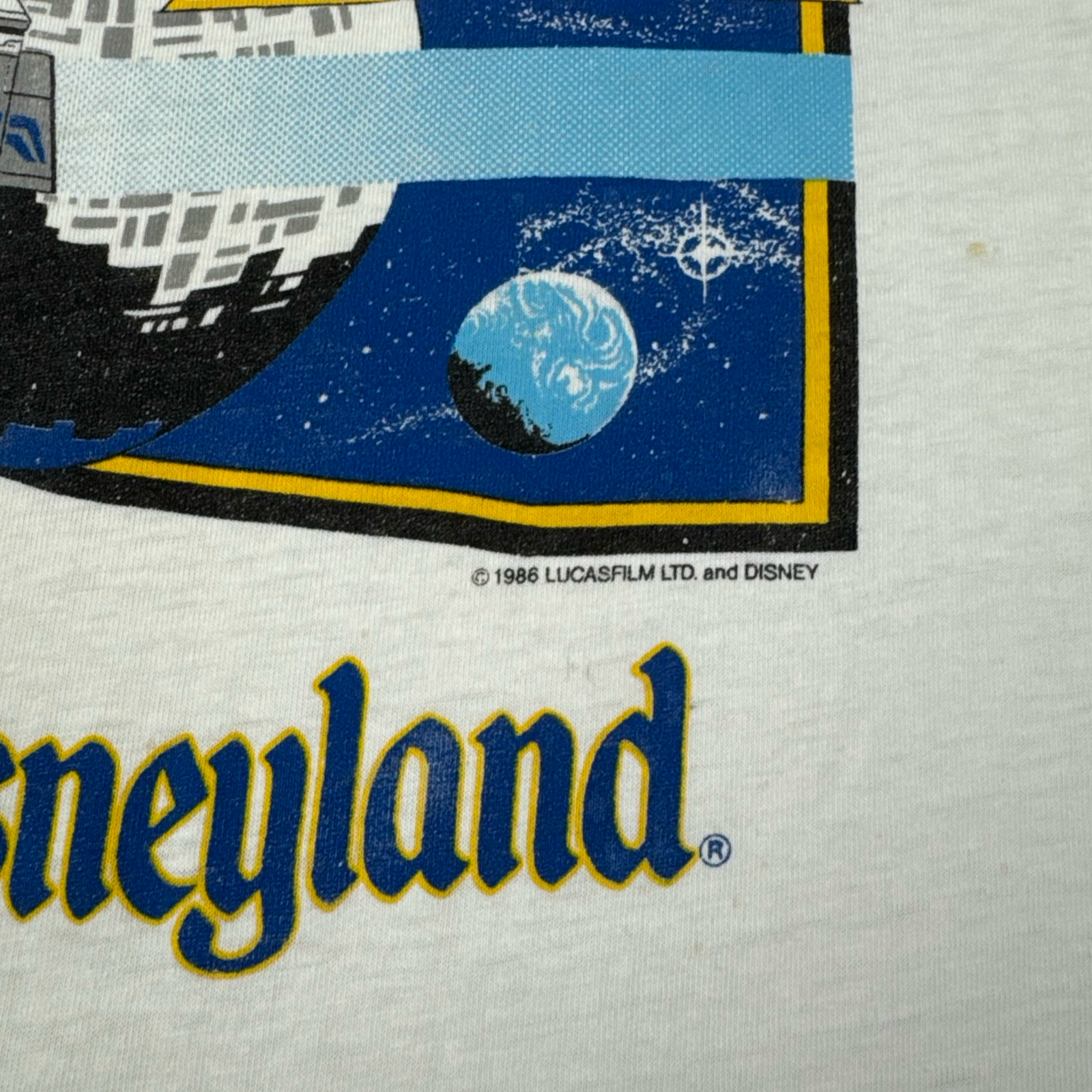 1986 Star Wars ‘Star Tours’ Disneyland Distressed T-Shirt