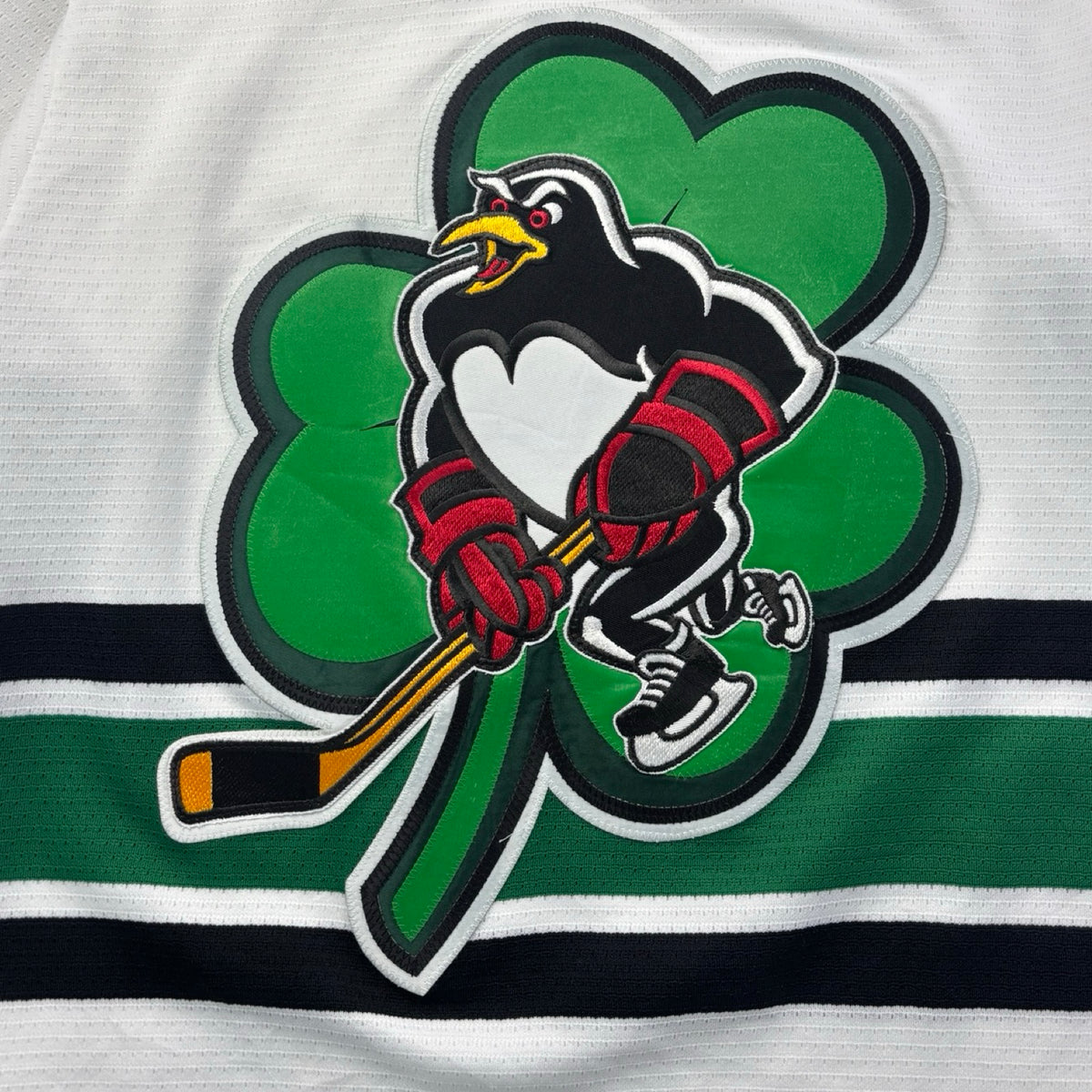 Vintage Reebok Wilkes-Barre/Scranton Penguins St. Patrick’s Day Special AHL Jersey