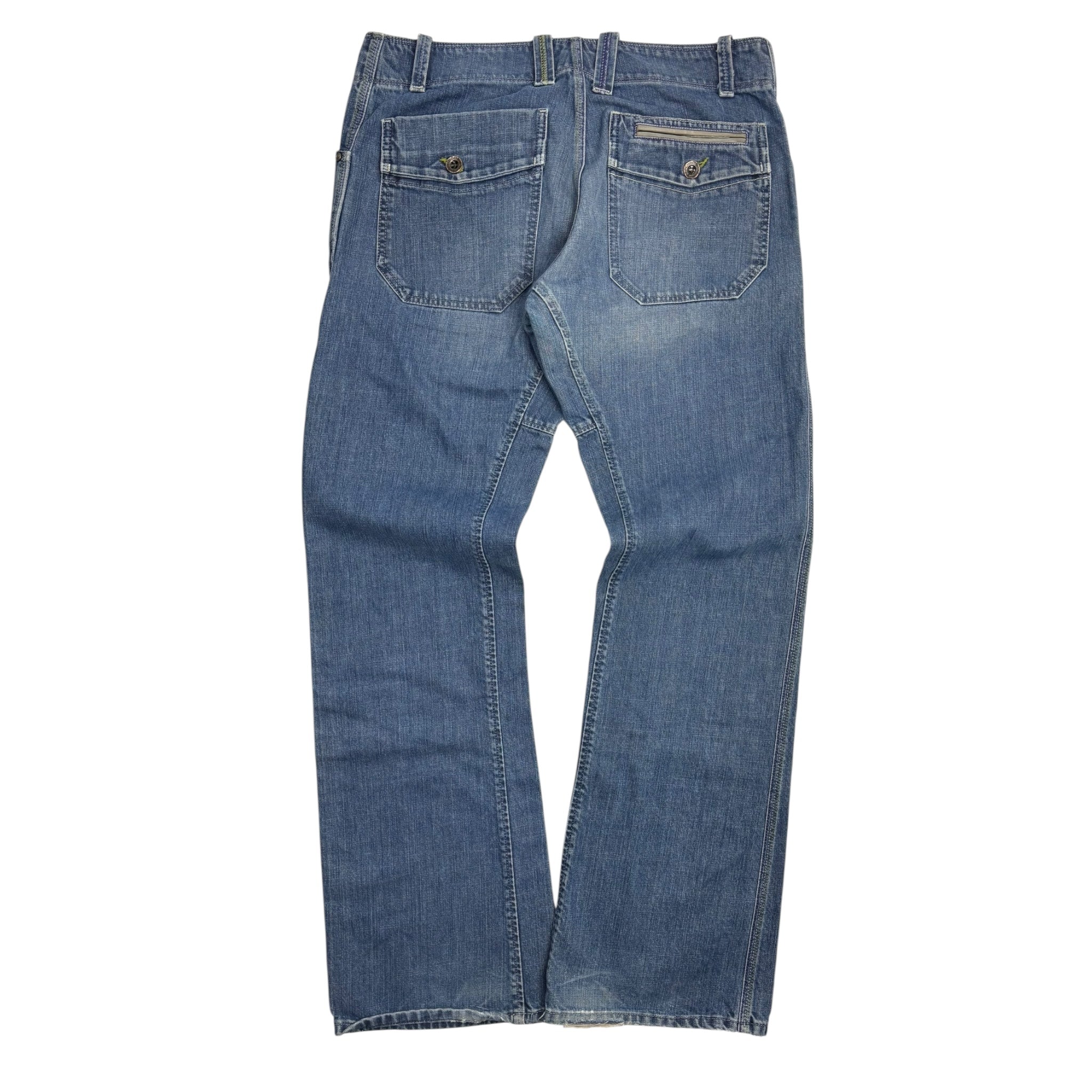 Y2K Diesel Jeans Blue Wash Denim Bottoms