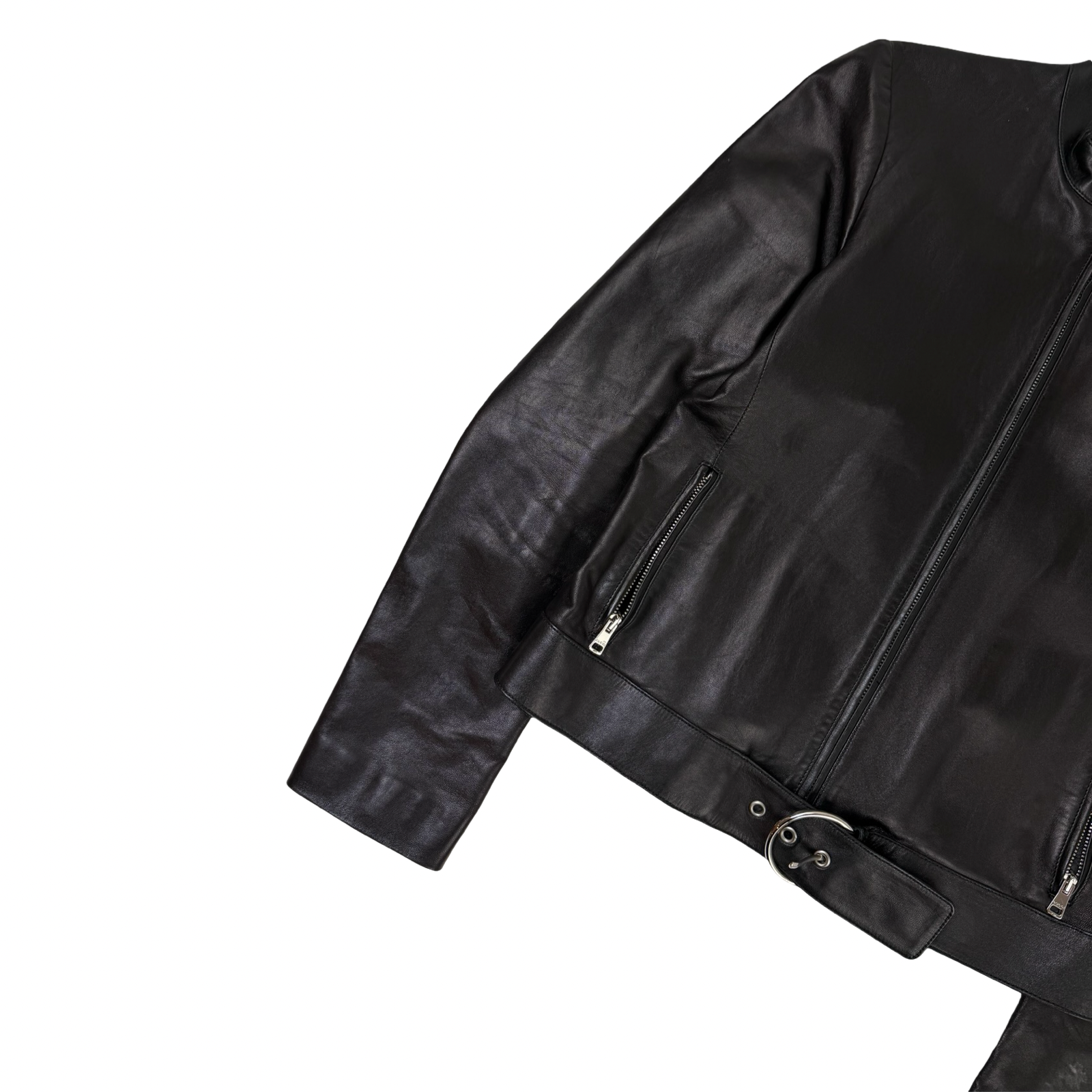 Vintage Gucci Leather Jacket Black