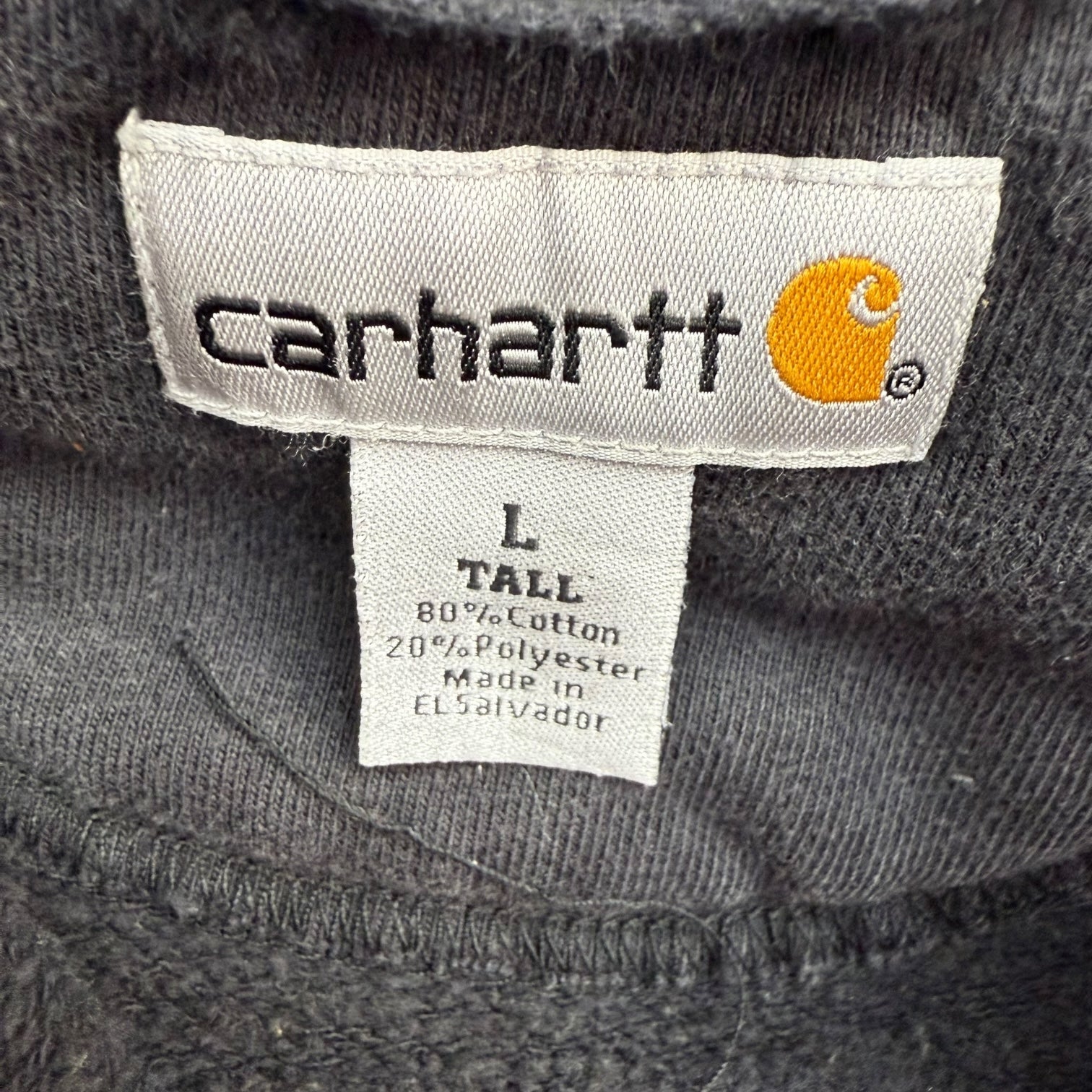 Vintage Carhartt Zip Up Sweater Black