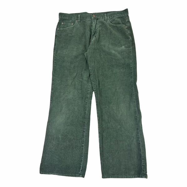 Vintage MXF Maxfield Relaxed Fit Corduroy Pants Olive Green