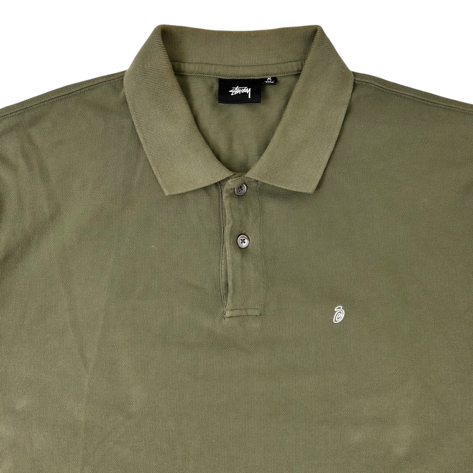 Stussy Classic Pique Polo Green