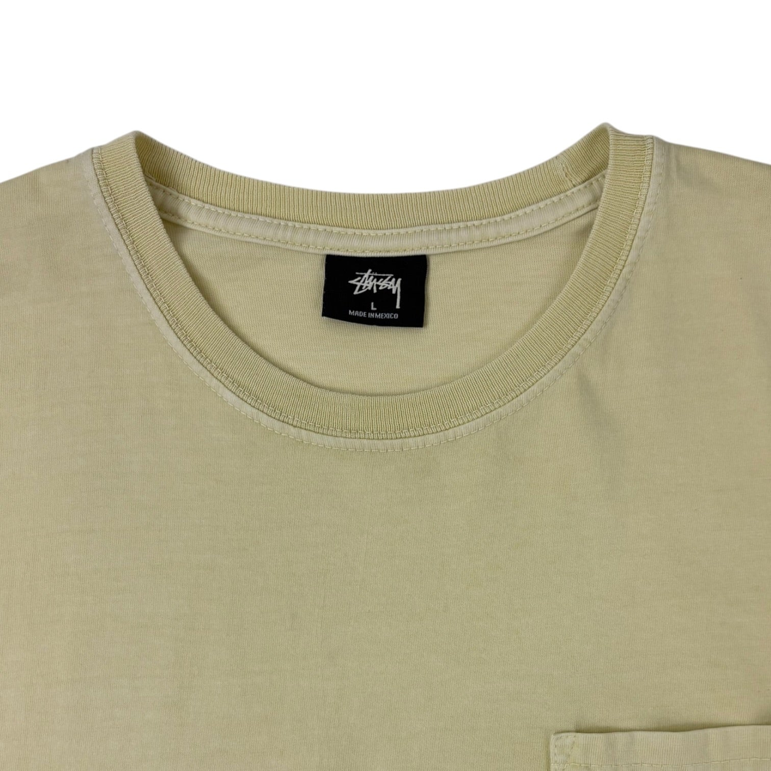Stussy Pocket T-Shirt Yellow