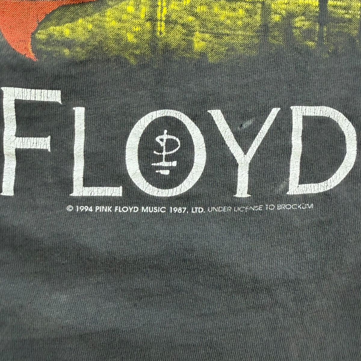 Vintage 1994 Pink Floyd “Sun Dial” North American Tour T-Shirt Faded Black