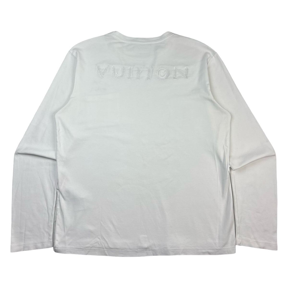 Louis Vuitton Pocket Script L/S Shirt White