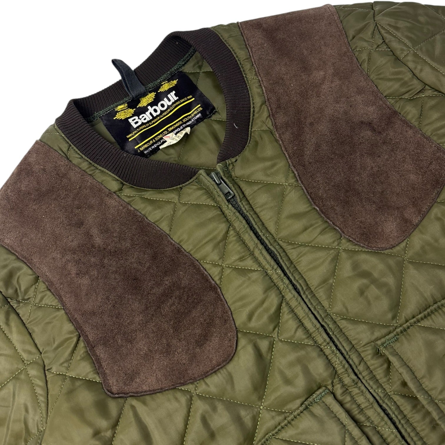 Vintage Barbour Sutherland Quilted Shooting Jacket