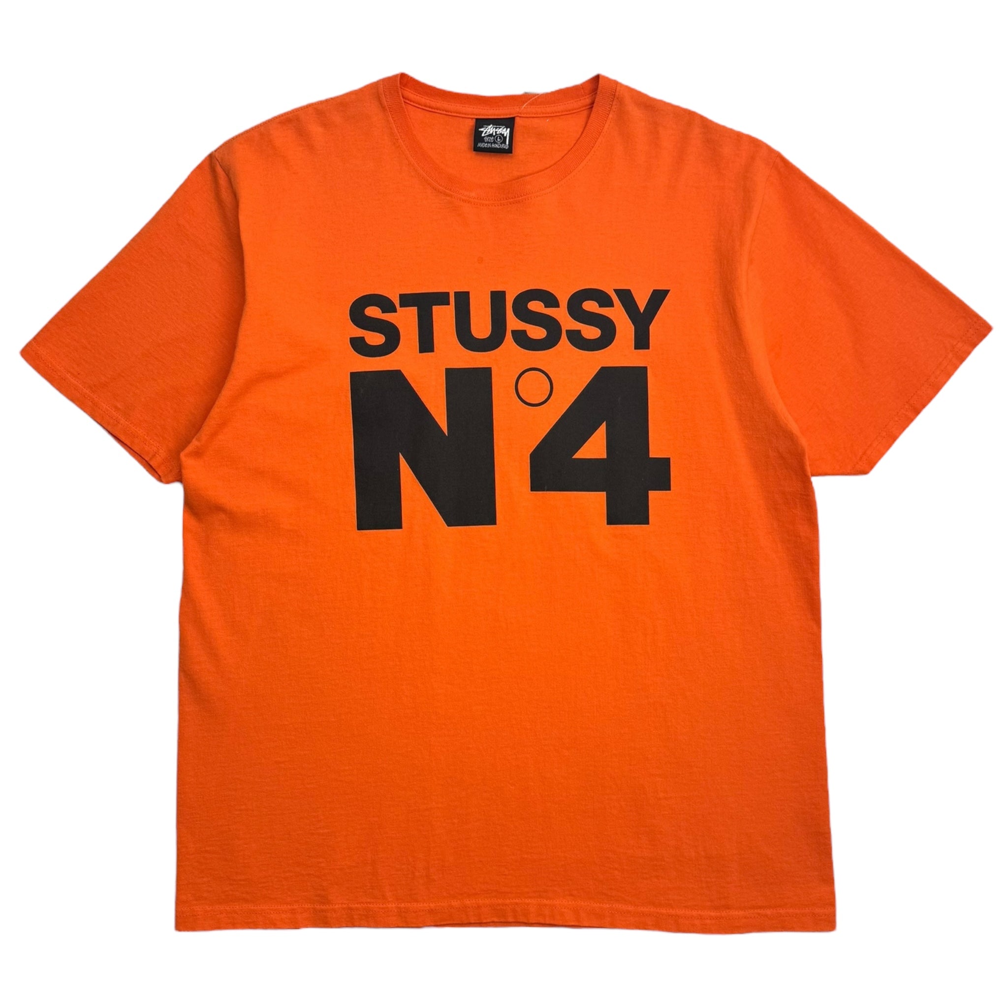 Stussy No 4 T-Shirt Coral