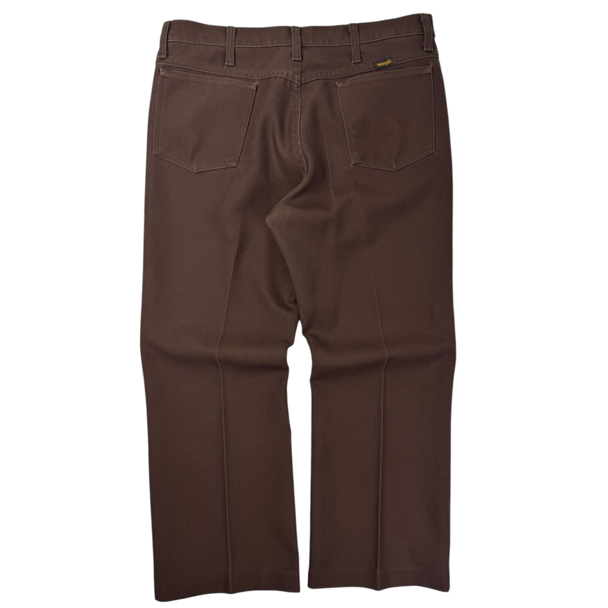 Vintage Wrangler Flared Leg Trouser Dark Brown