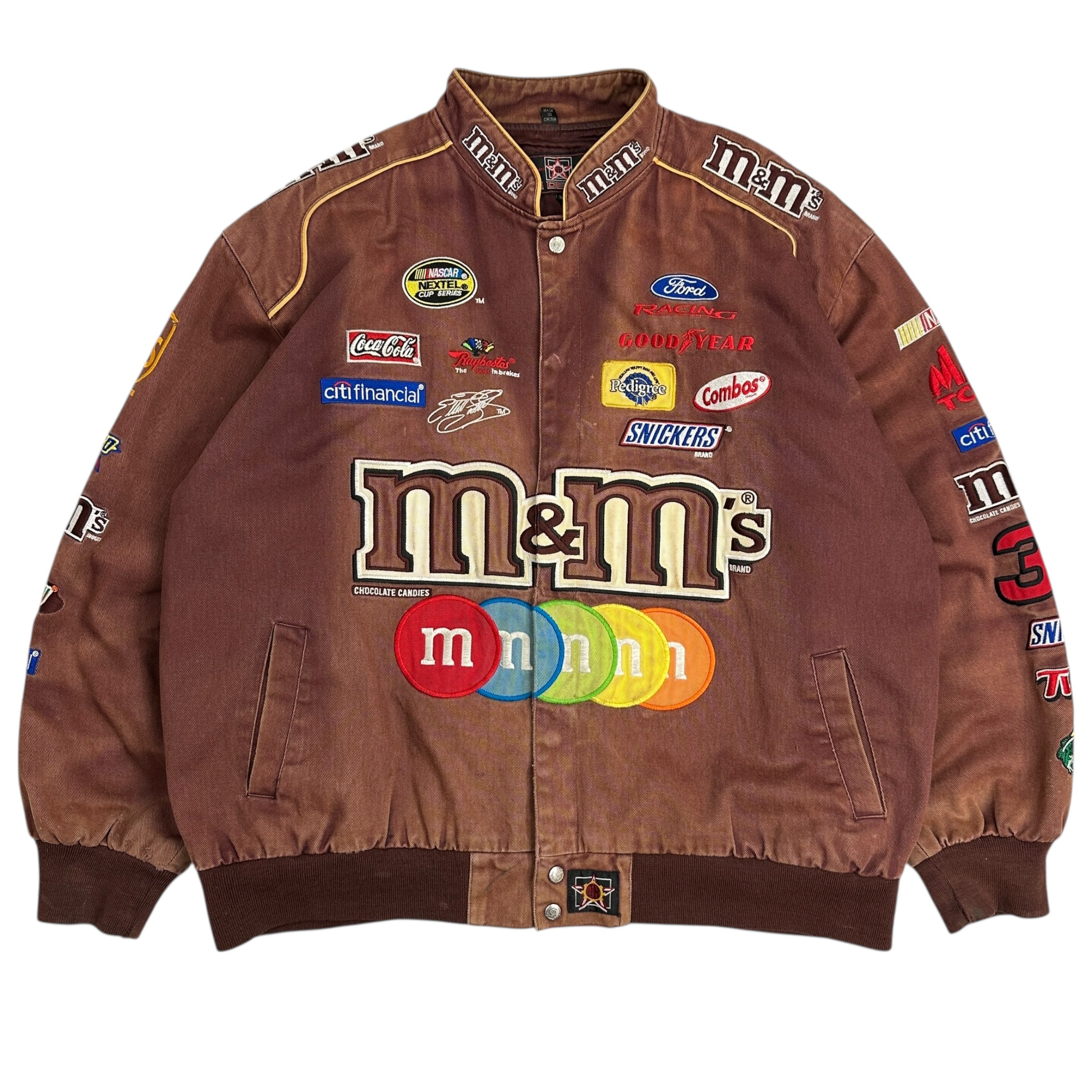 Vintage M&M’s Elliot Sander Racing Jacket Brown