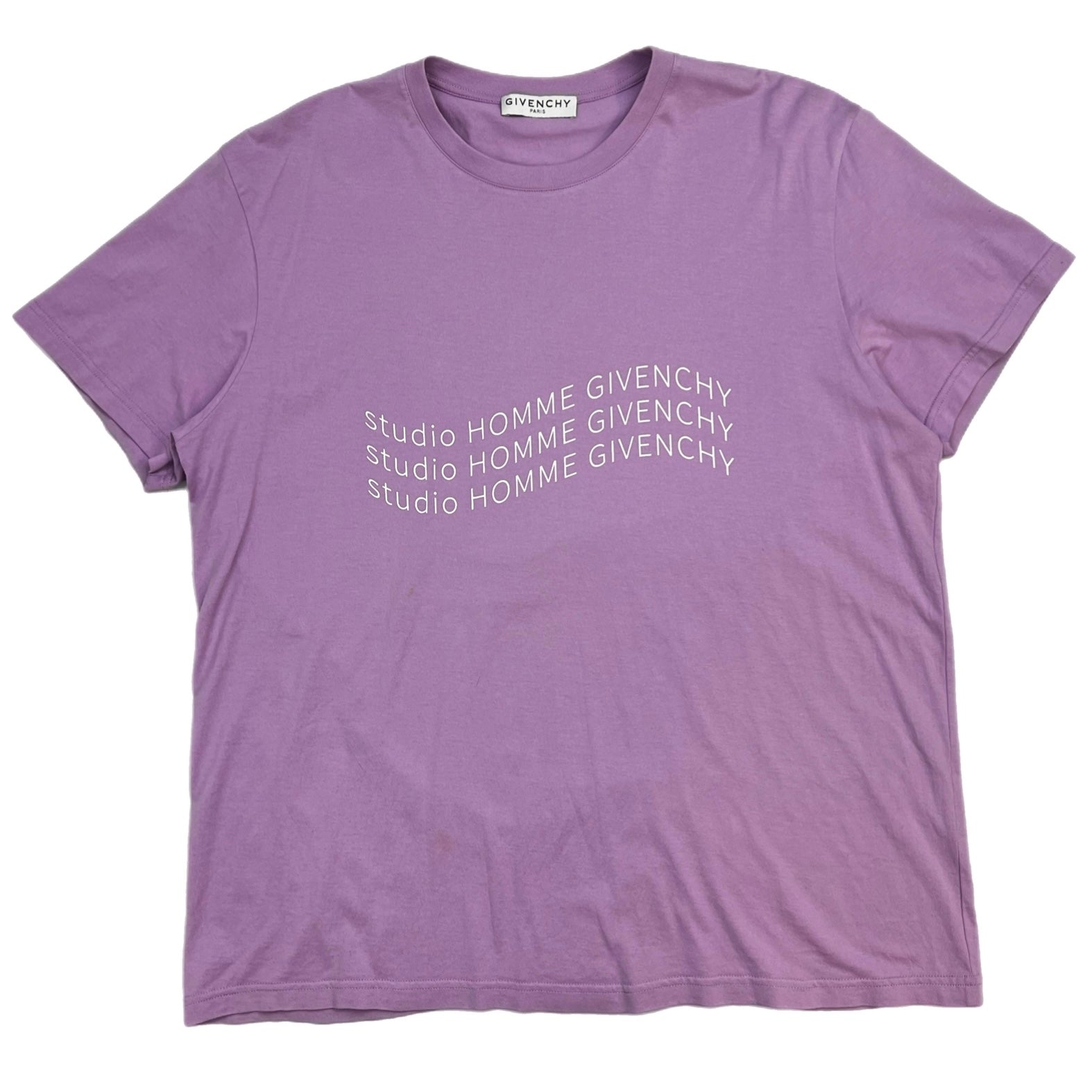 Givenchy Wave Logo Tee Purple