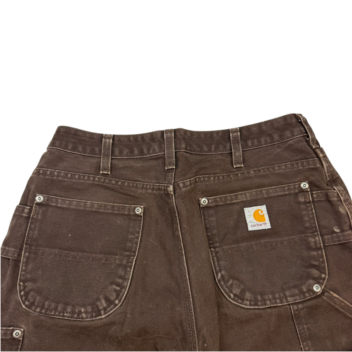 Vintage Carhartt Double Knee Distressed Pants Brown