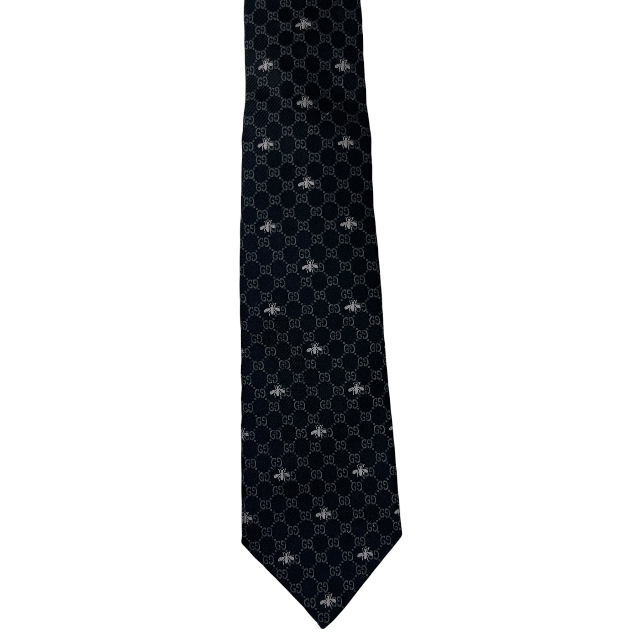 Gucci GG Bees Silk Jacquard Tie