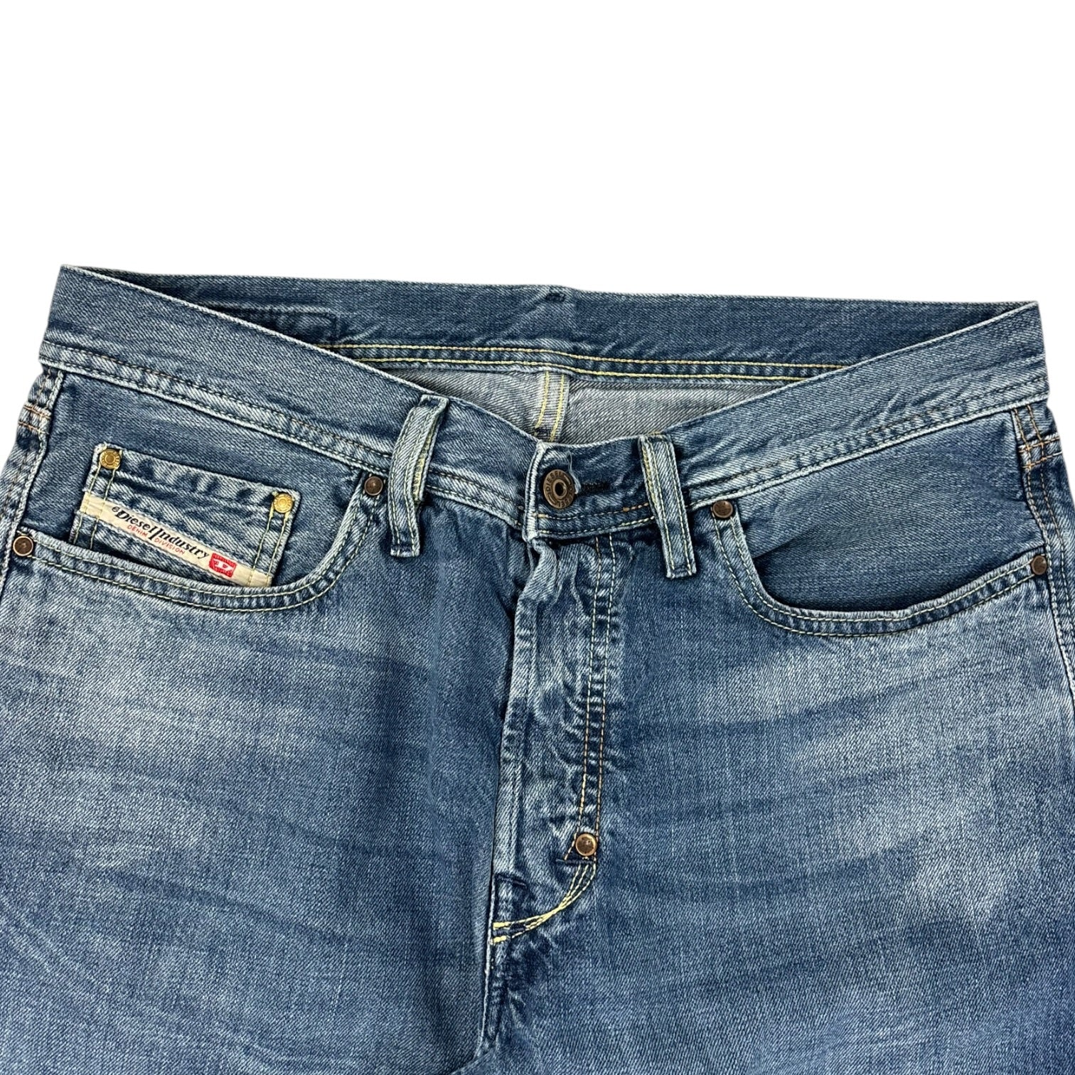 Vintage Diesel Jeans Bootcut Bottoms Blue Wash