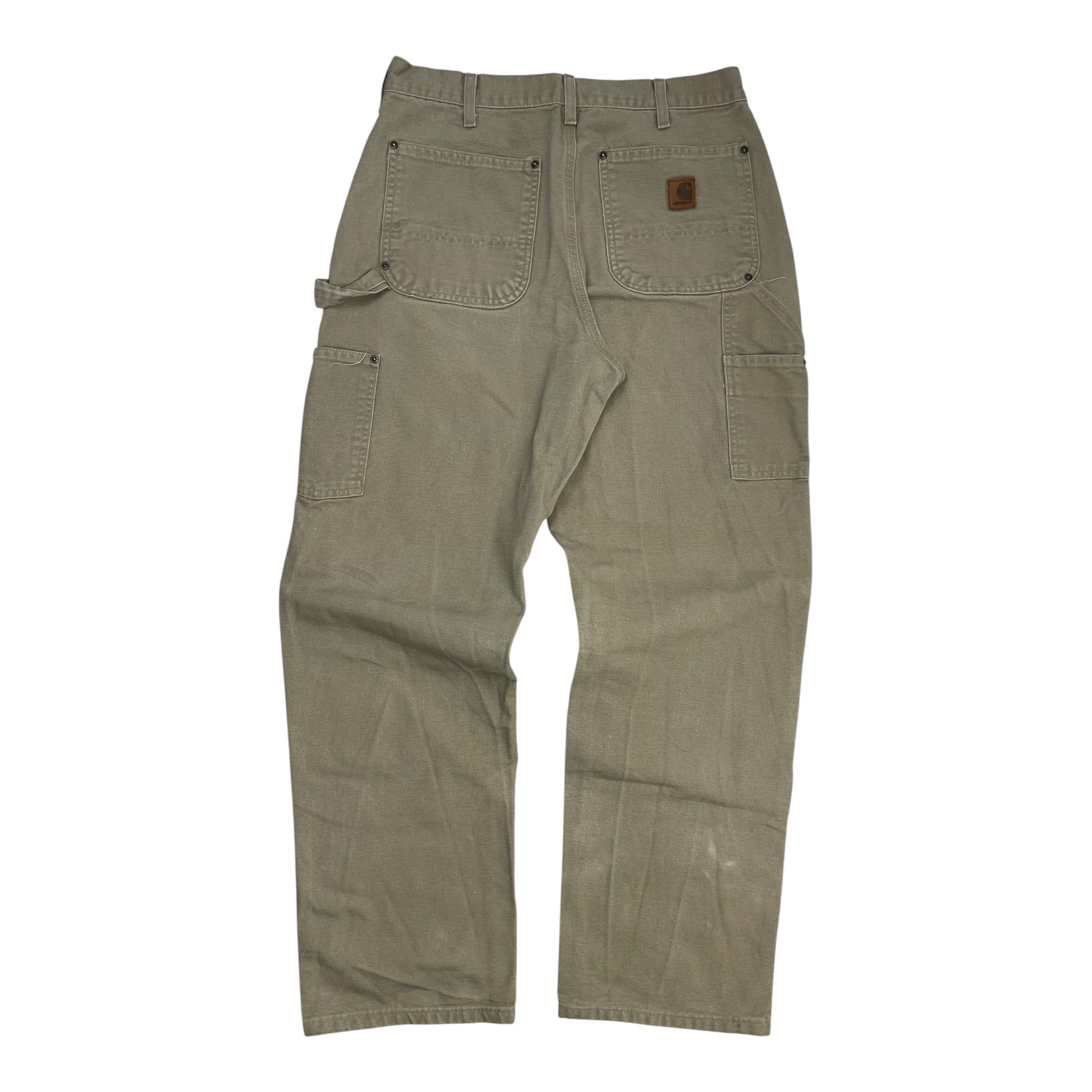 Vintage Carhartt Double Knee Dungarees Beige