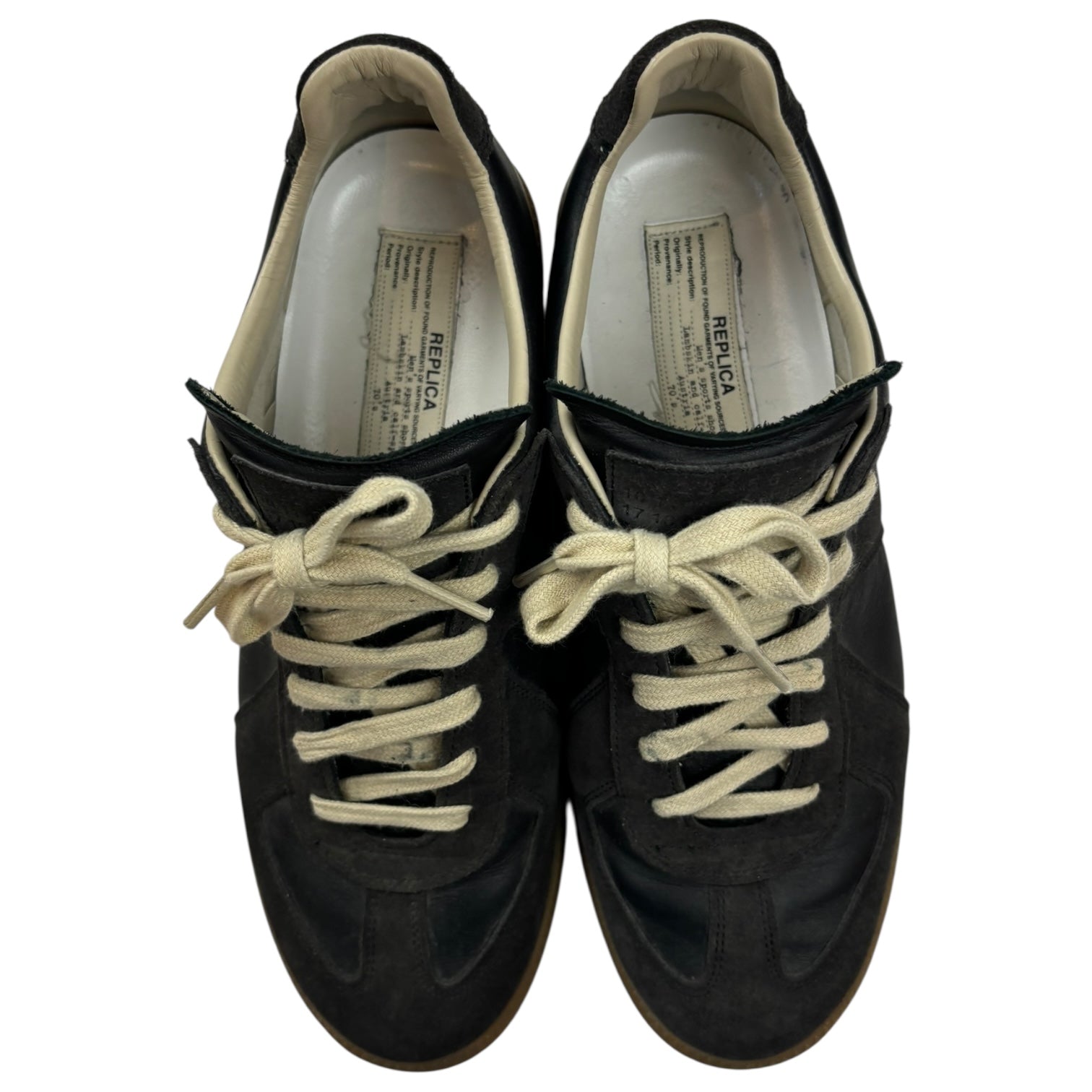 Maison Margiela Replica GATs Monochrome Black Gum (Used)