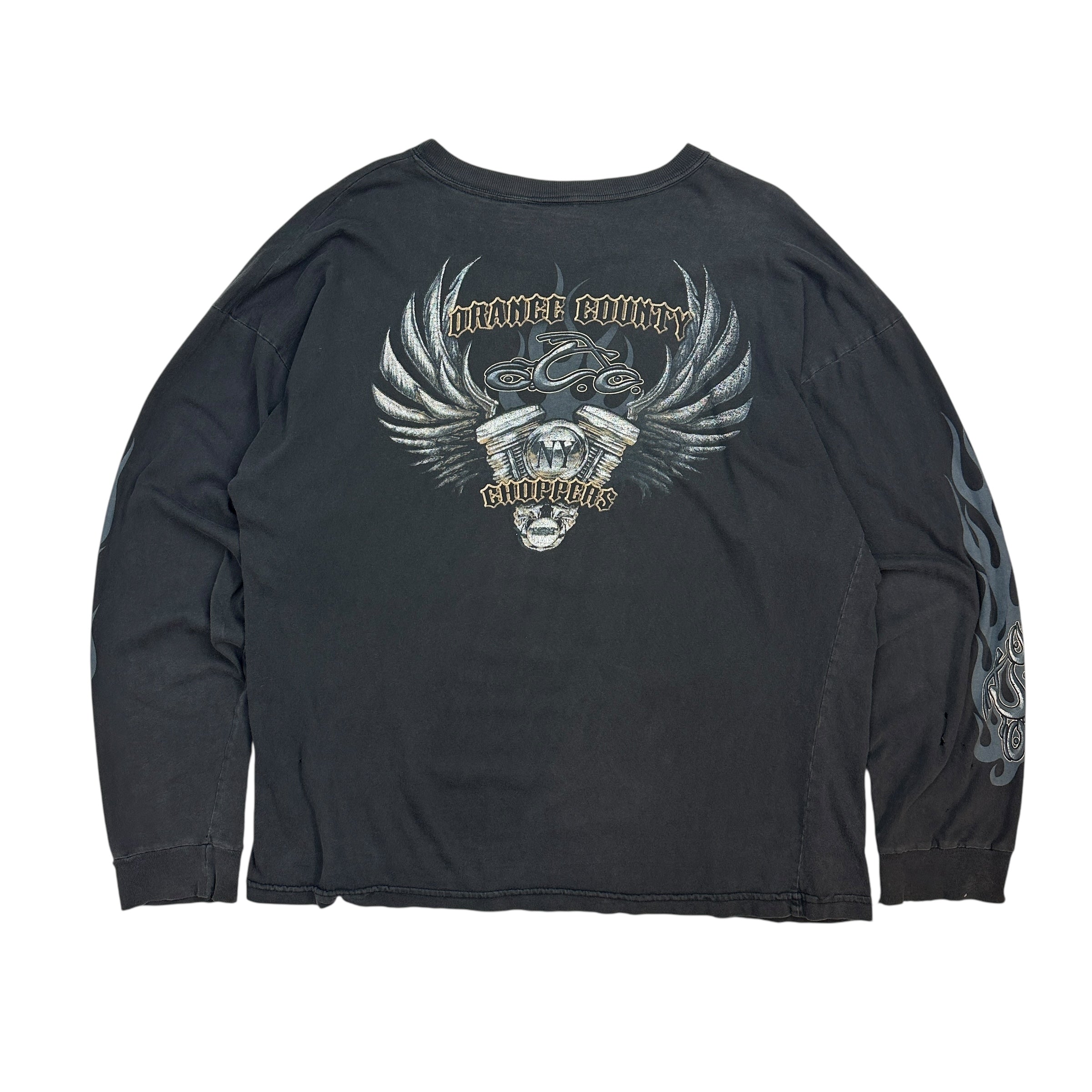 Vintage Orange County Choppers Wings L/S Tee Black