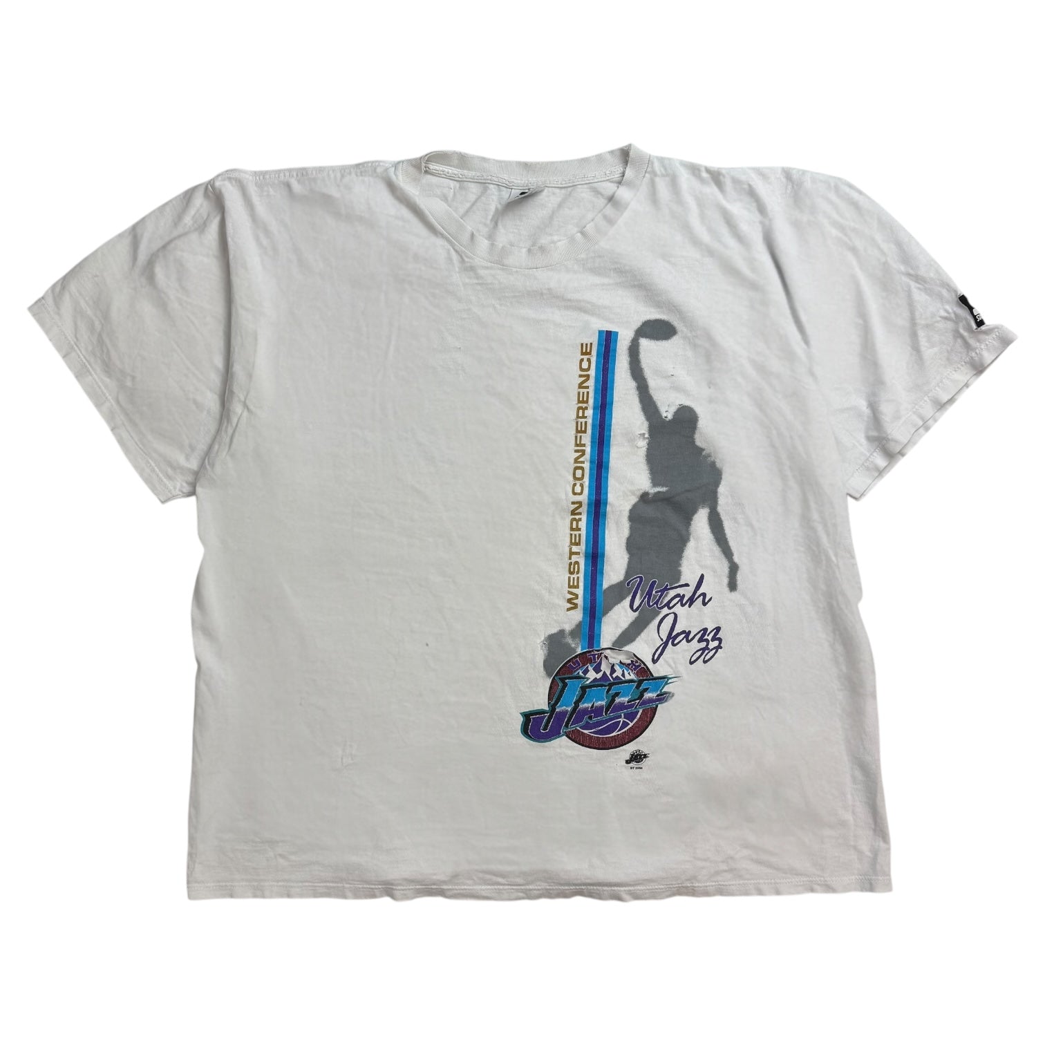 Vintage Utah Jazz Starter Tee White