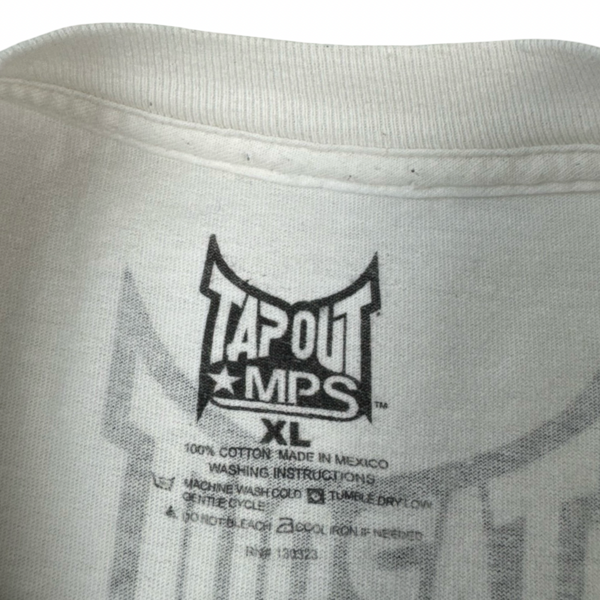 Vintage Y2K Tapout MPS Cyber Mall Goth T-Shirt White
