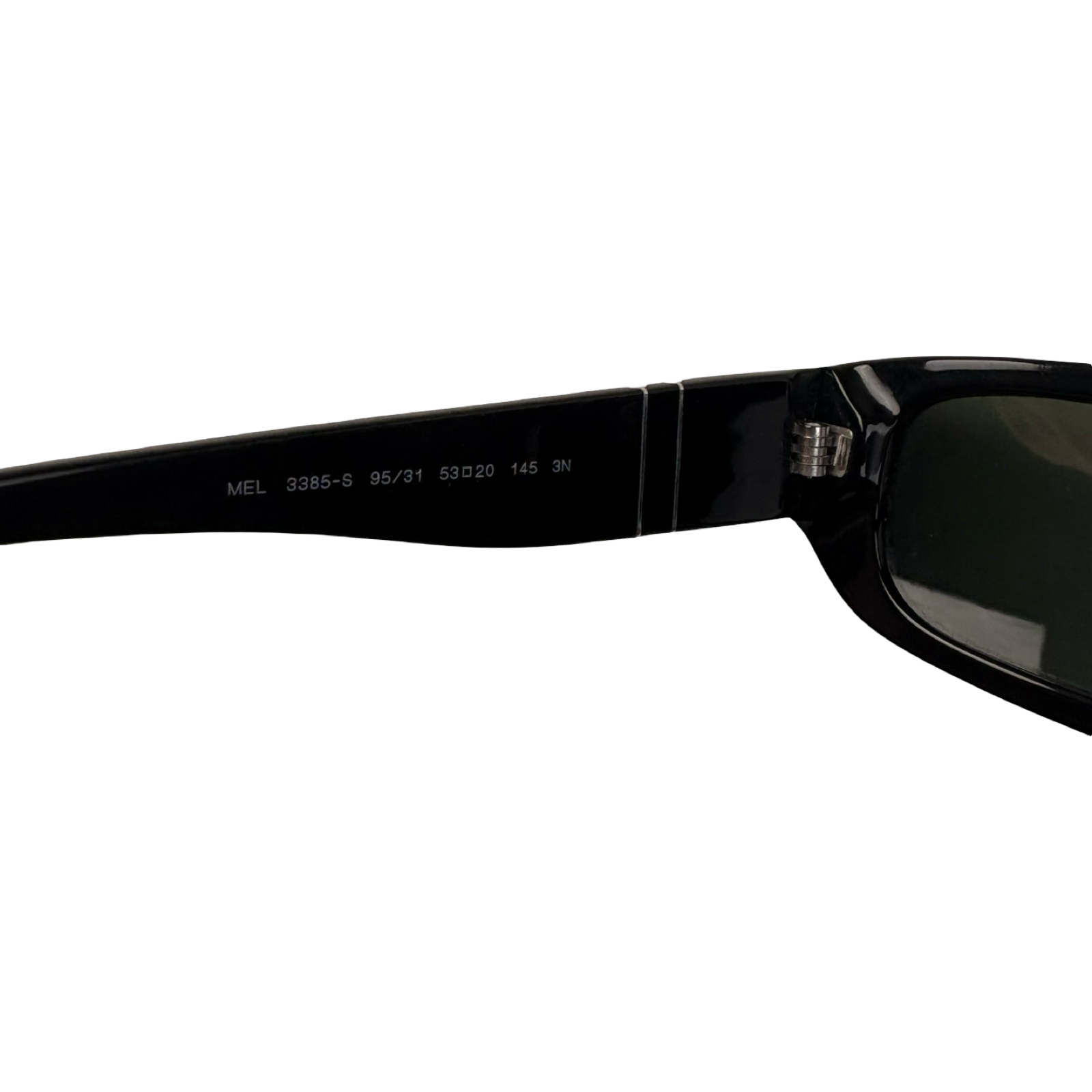 Persol Mel Sunglasses Gloss Black/Grey