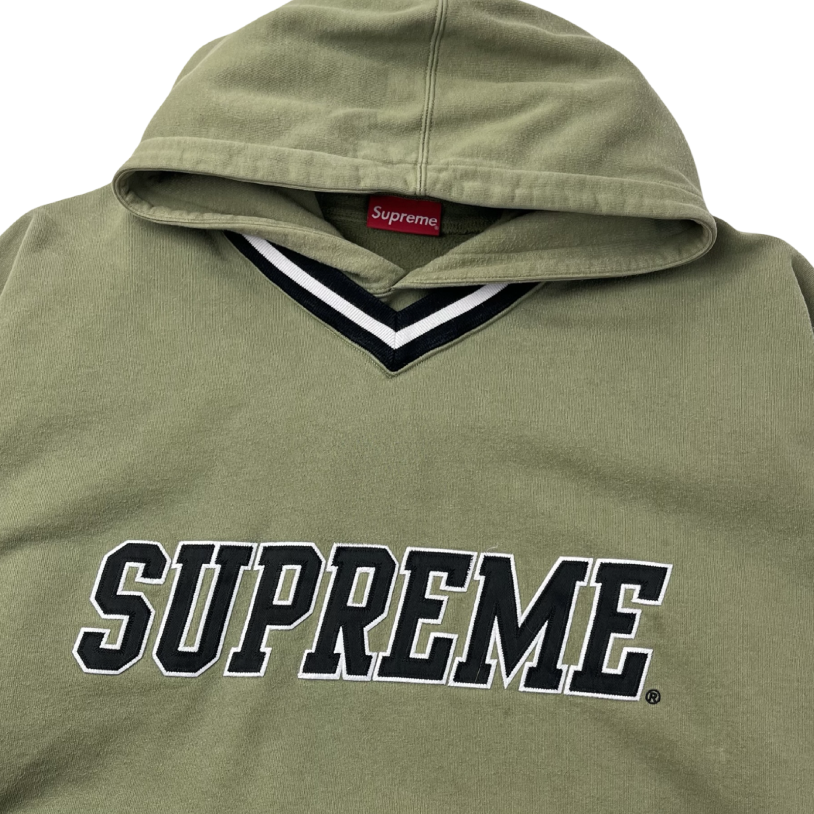 Supreme Hockey Hooded Sweatshirt Light Olve