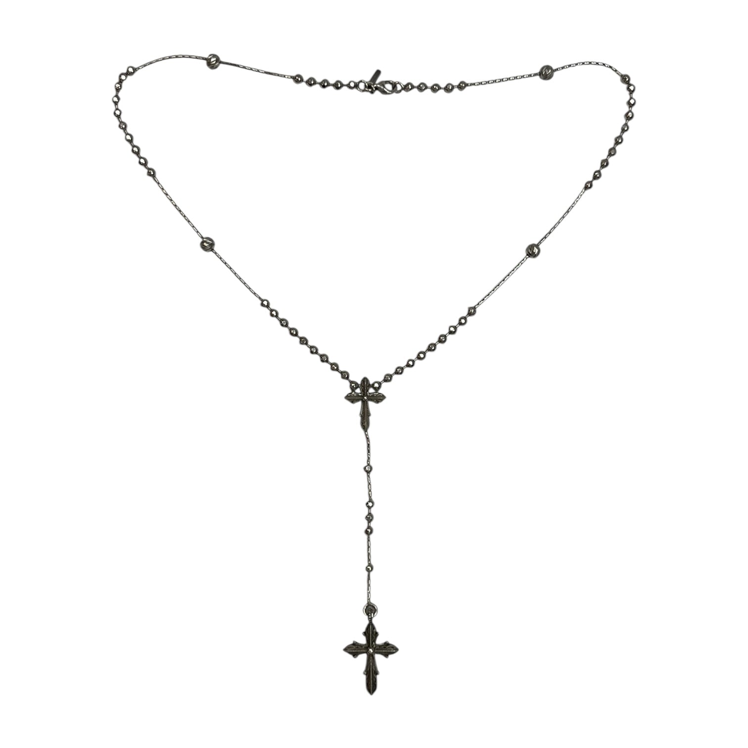 Emilio Bicochi Silver Rosary Chain