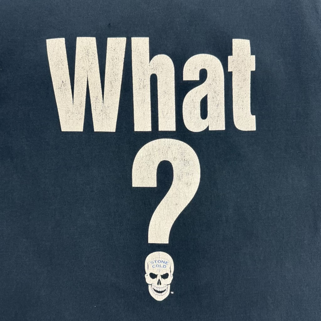 2002 Stone Cold "What?" Skull T-Shirt