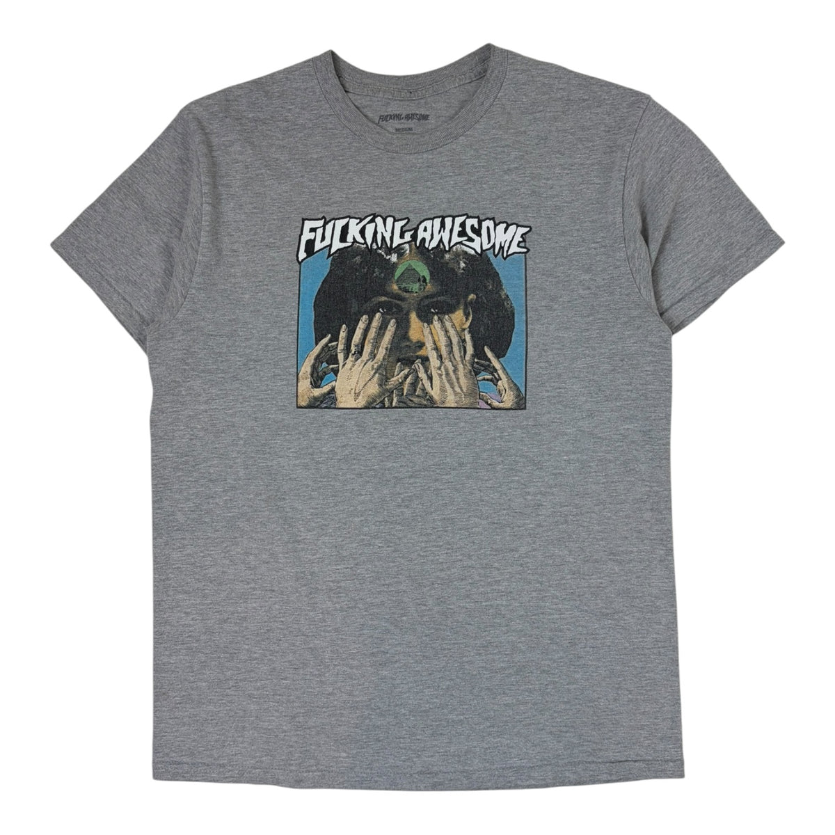 Fucking Awesome Fortune Teller T-shirt Grey