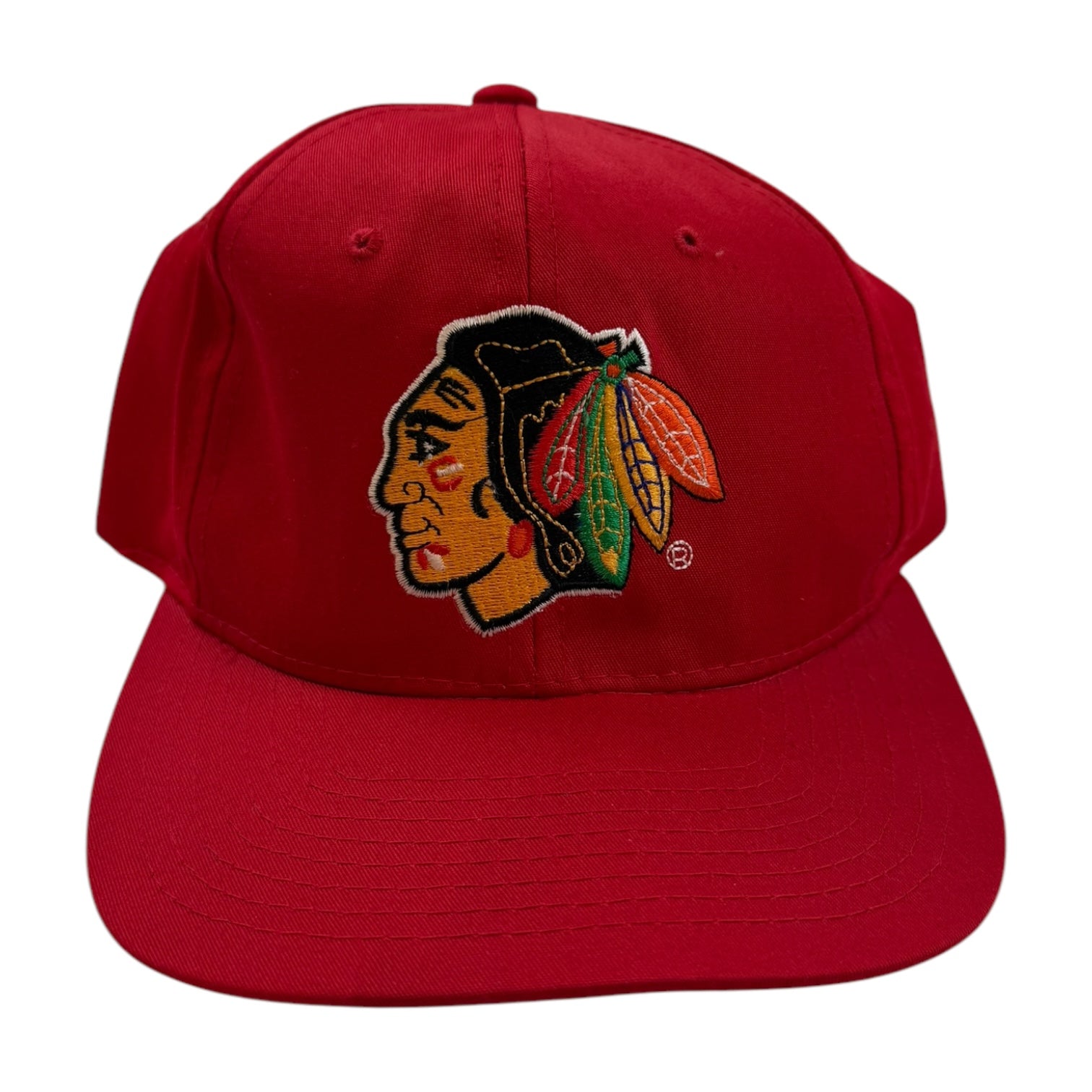 Vintage Chicago Blackhawks Starter Snapback Red