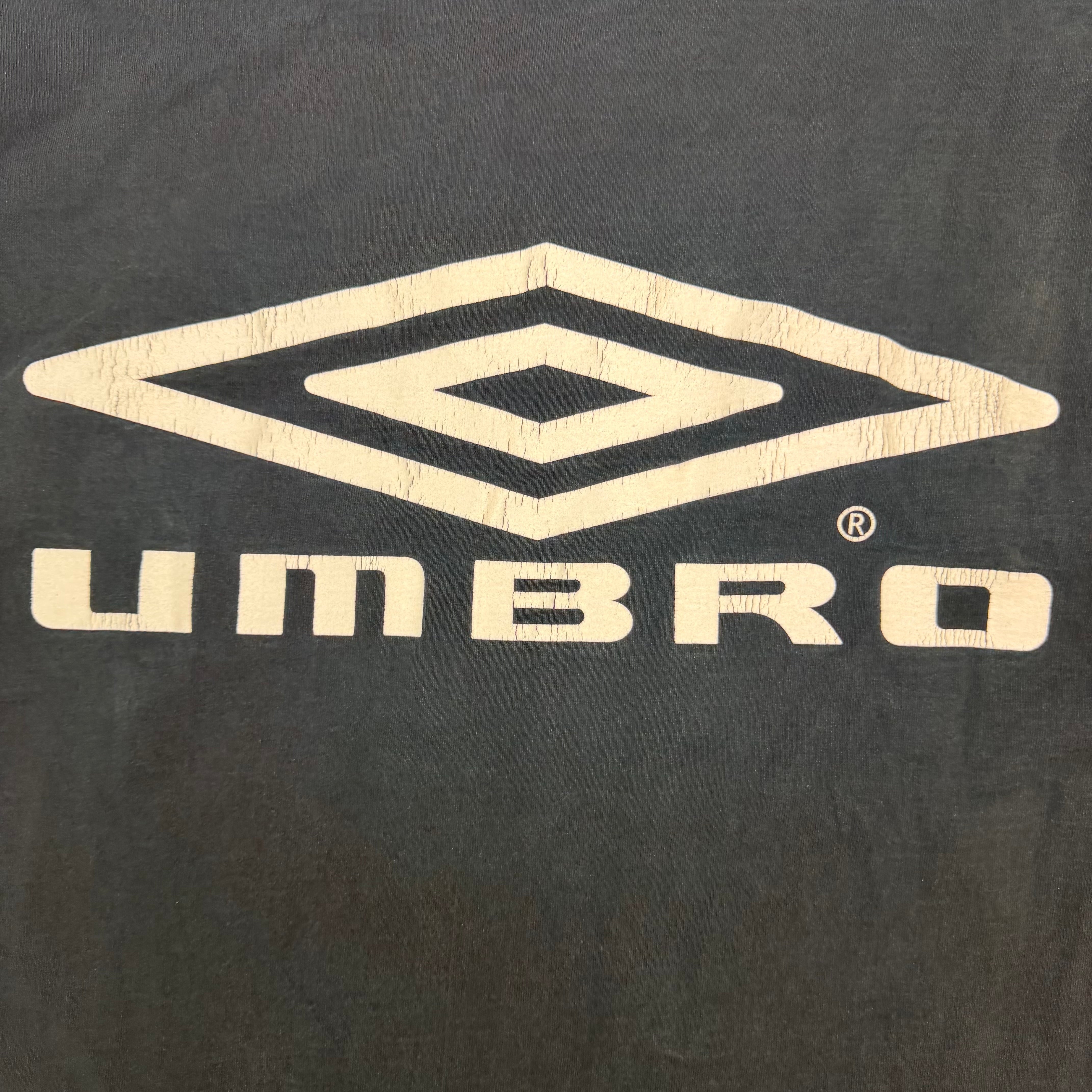 Vintage Umbro Logo Tee Black