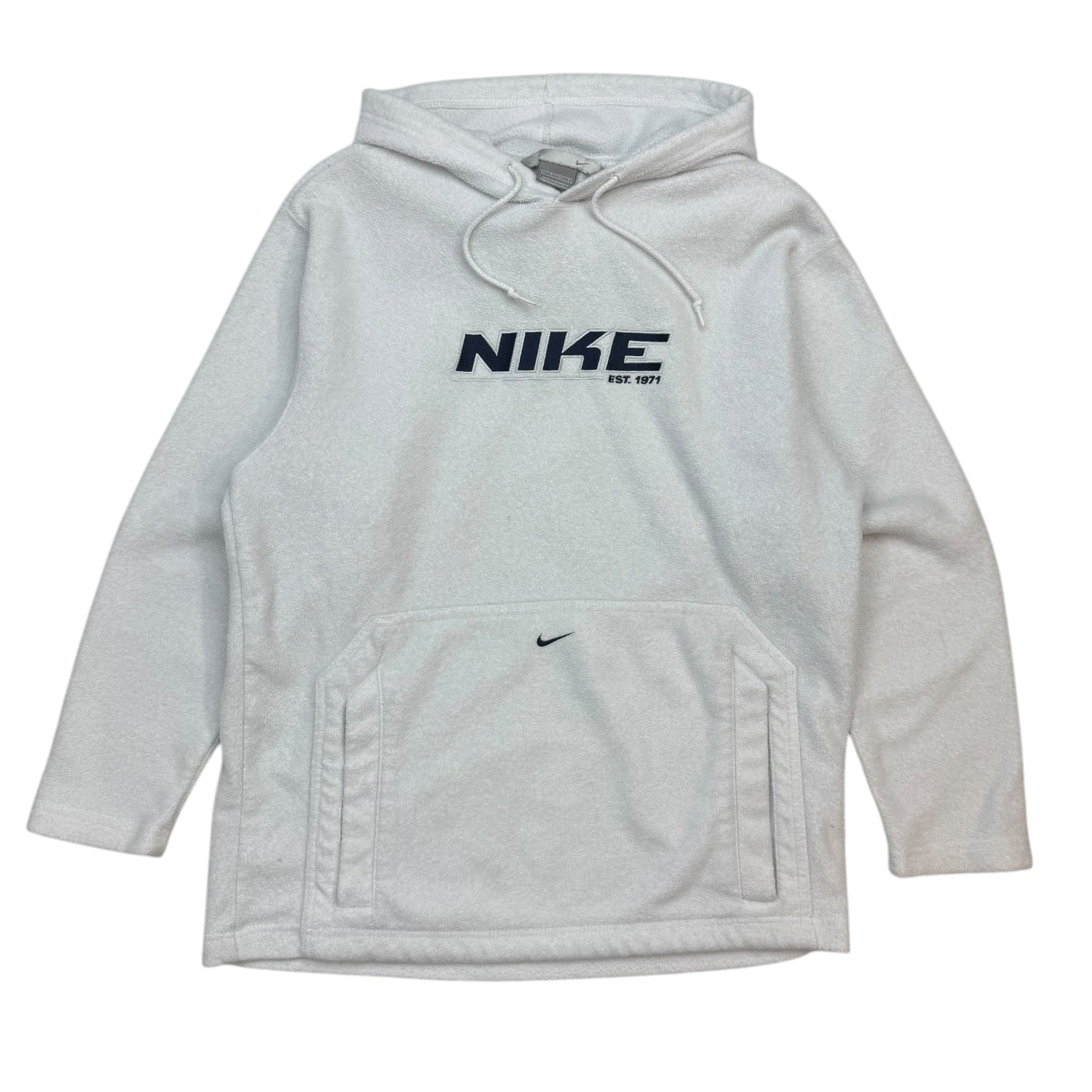 Vintage Nike Fleece Hoodie White