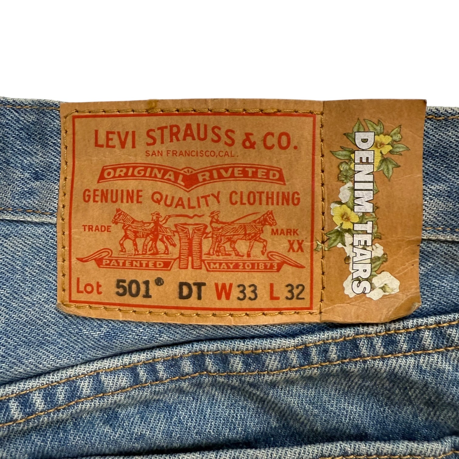 Levi’s X Denim Tears 501 Medium Wash