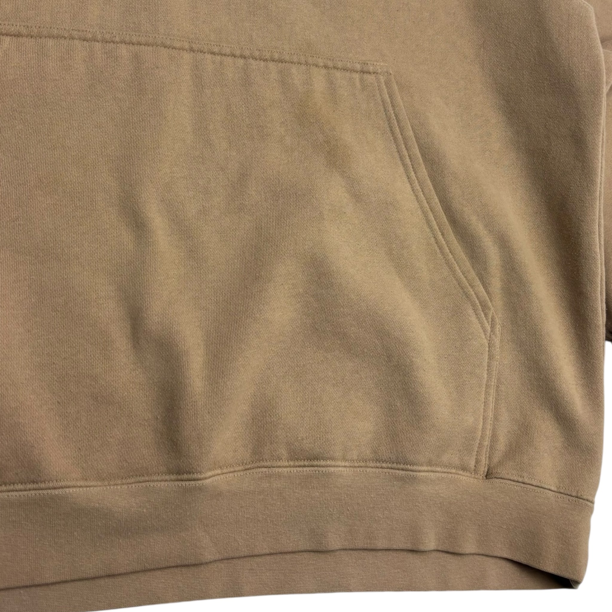 Vintage Nike Centre Swoosh Pullover Hoodie Tan