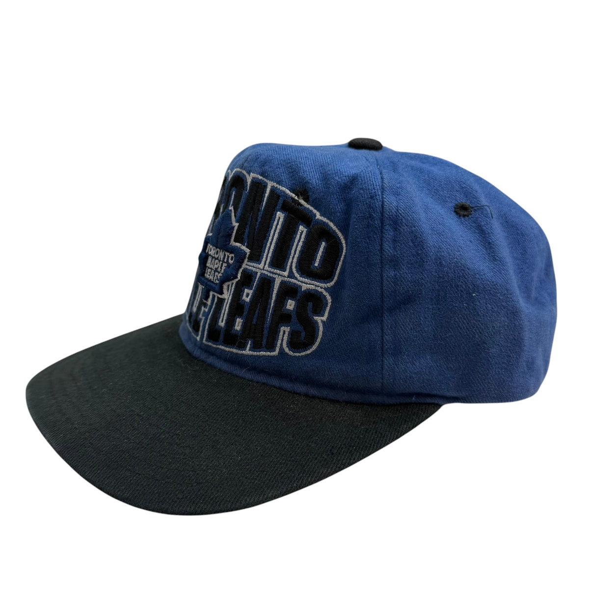 Vintage Toronto Maple Leafs Starter Embroidered Snapback Faded Blue