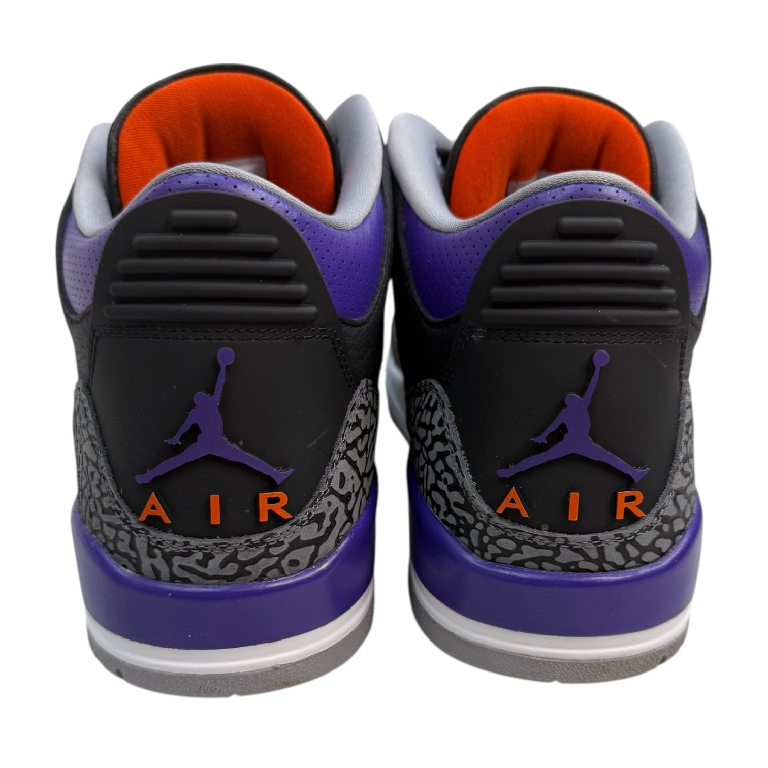 Jordan 3 Retro Black Court Purple (Used)