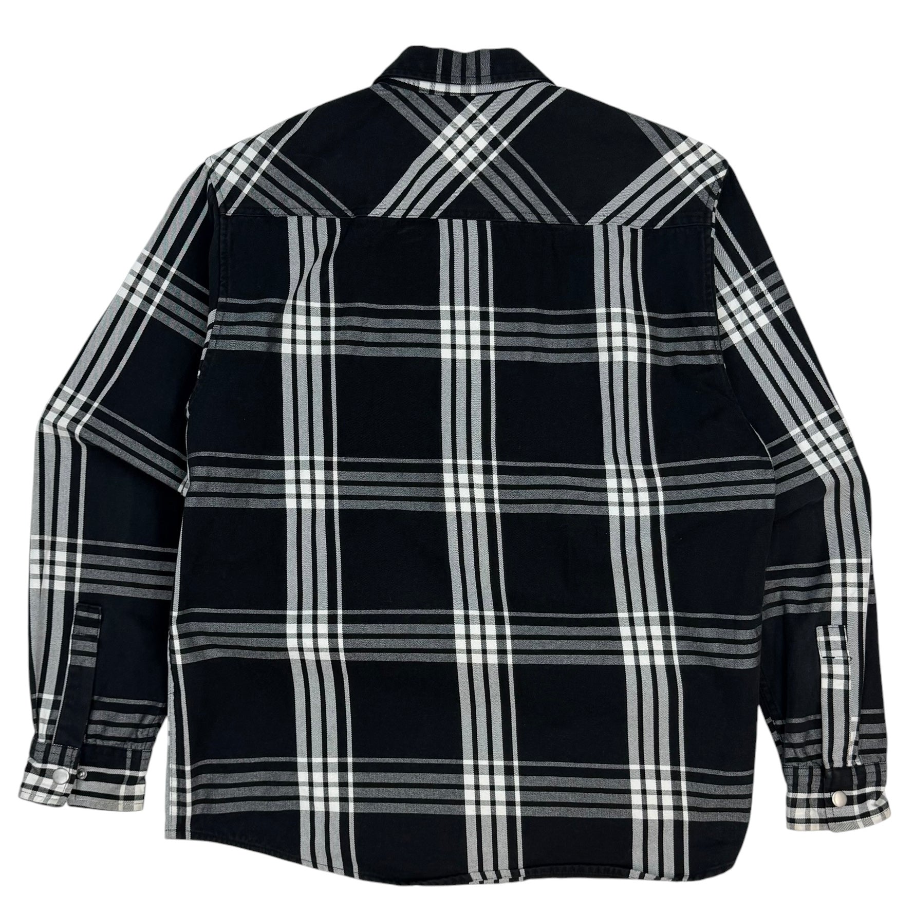 Carhartt WIP Cahill Zip Up Shirt Jacket Black/White