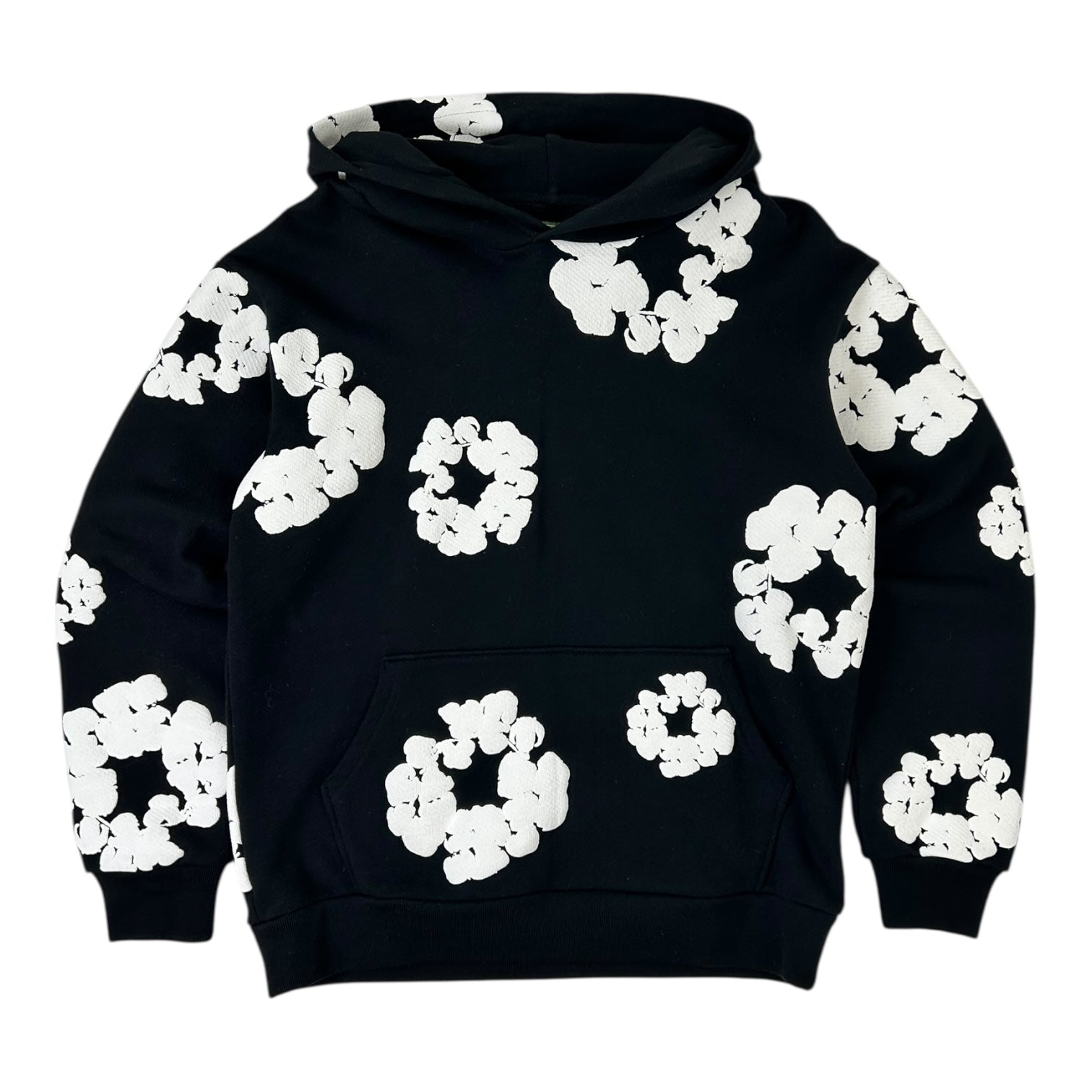 Denim Tears Cotton Wreath Hoodie Black