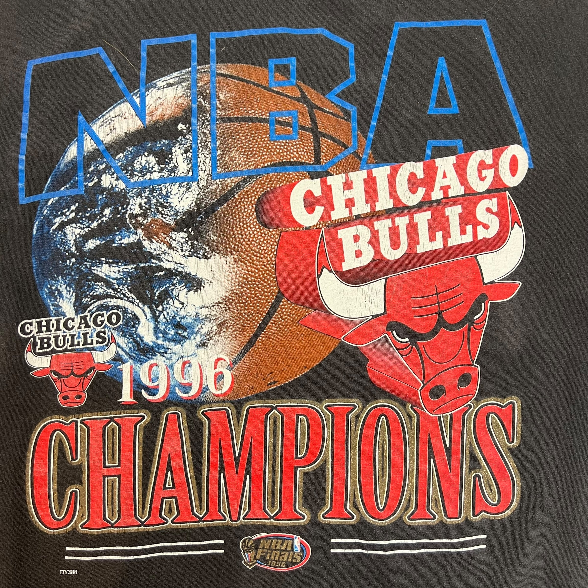 Vintage Chicago Bulls ‘96 Champions Tee Black