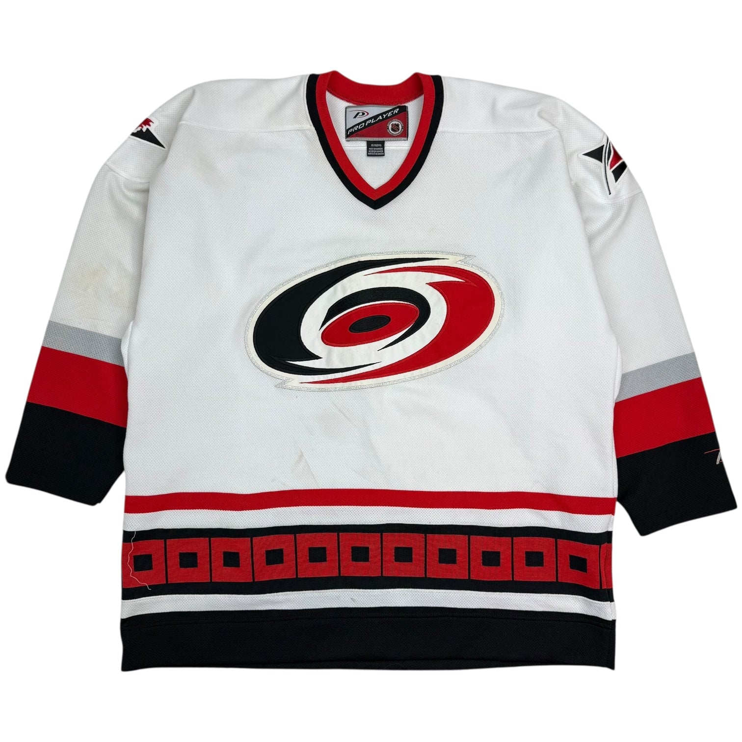 Vintage Pro Player Carolina Hurricanes Away Jersey White/Red