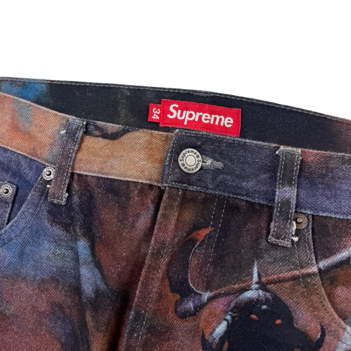 Supreme x Frank Frazetta Loose Fit Jean Multicolour