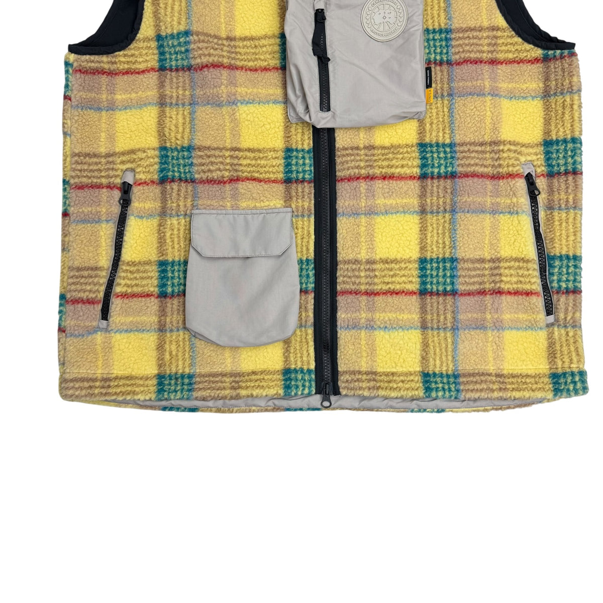 Canada Goose x NBA Collection with UNION Legion Fleece Vest Legacy Tartan Gold